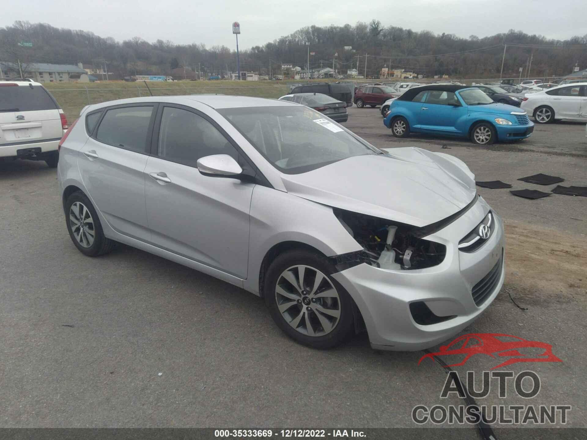 HYUNDAI ACCENT 2016 - KMHCU5AE5GU237574