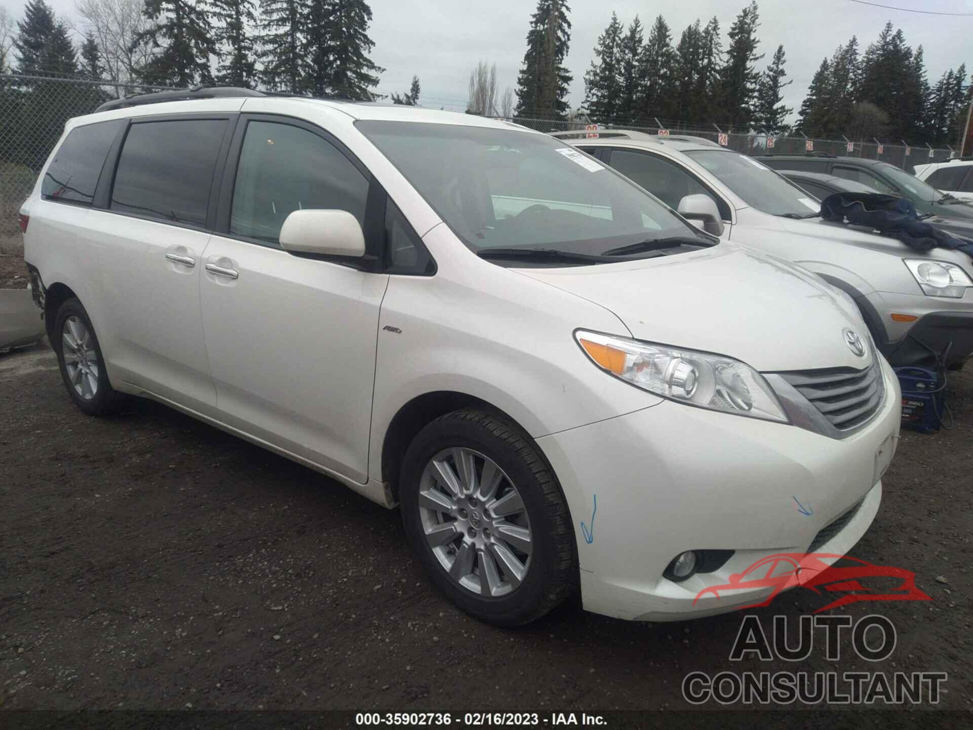 TOYOTA SIENNA 2017 - 5TDDZ3DCXHS182036