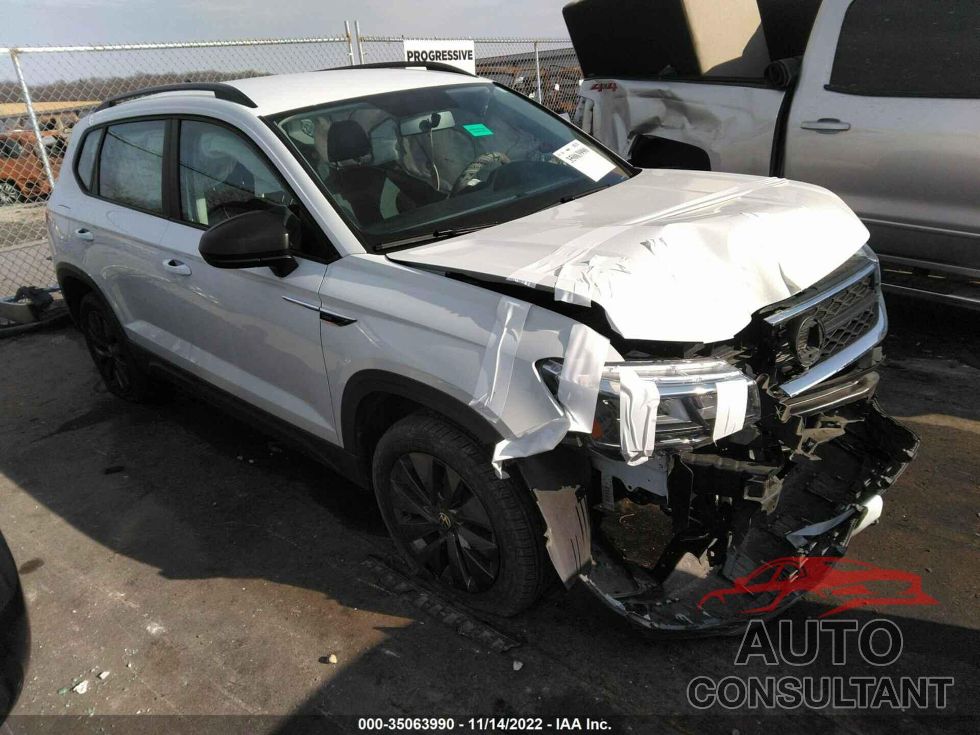 VOLKSWAGEN TAOS 2022 - 3VVCX7B26NM000316