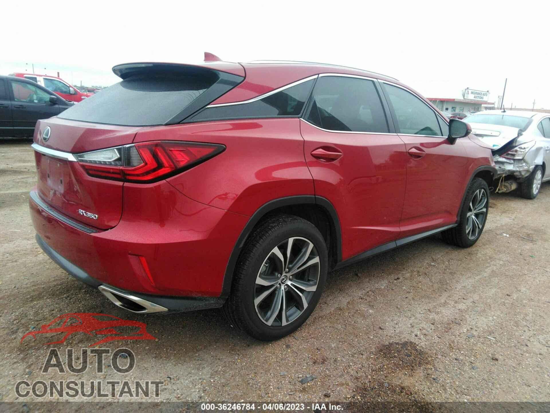 LEXUS RX 2019 - 2T2ZZMCA5KC124018