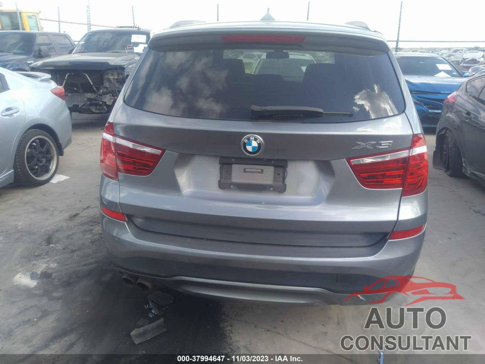 BMW X3 2017 - 5UXWZ7C37H0V92361