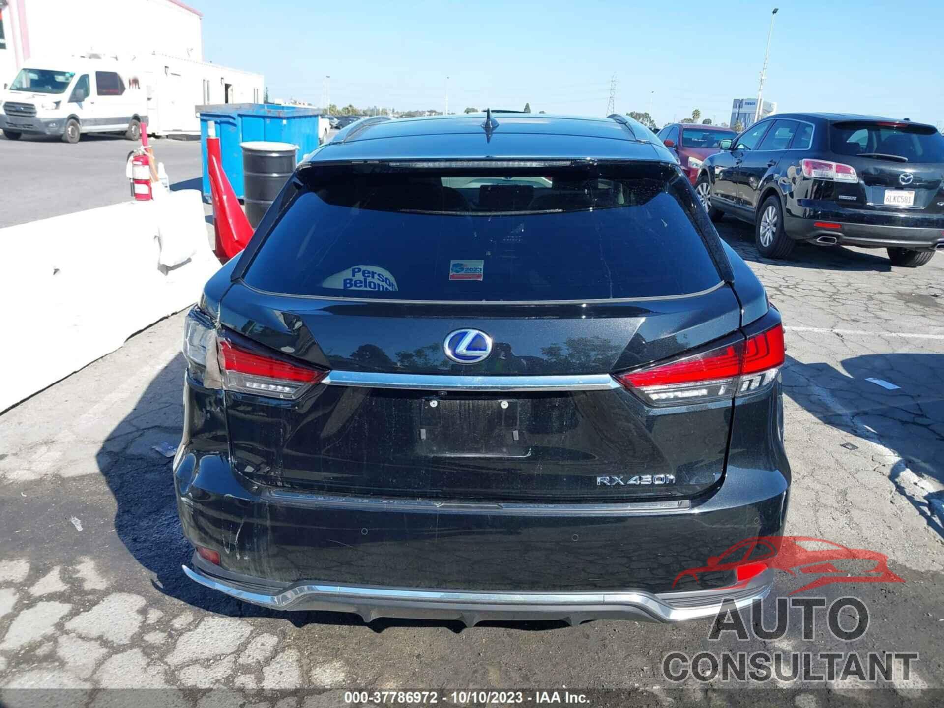 LEXUS RX 450H 2021 - 2T2JGMDA0MC067487