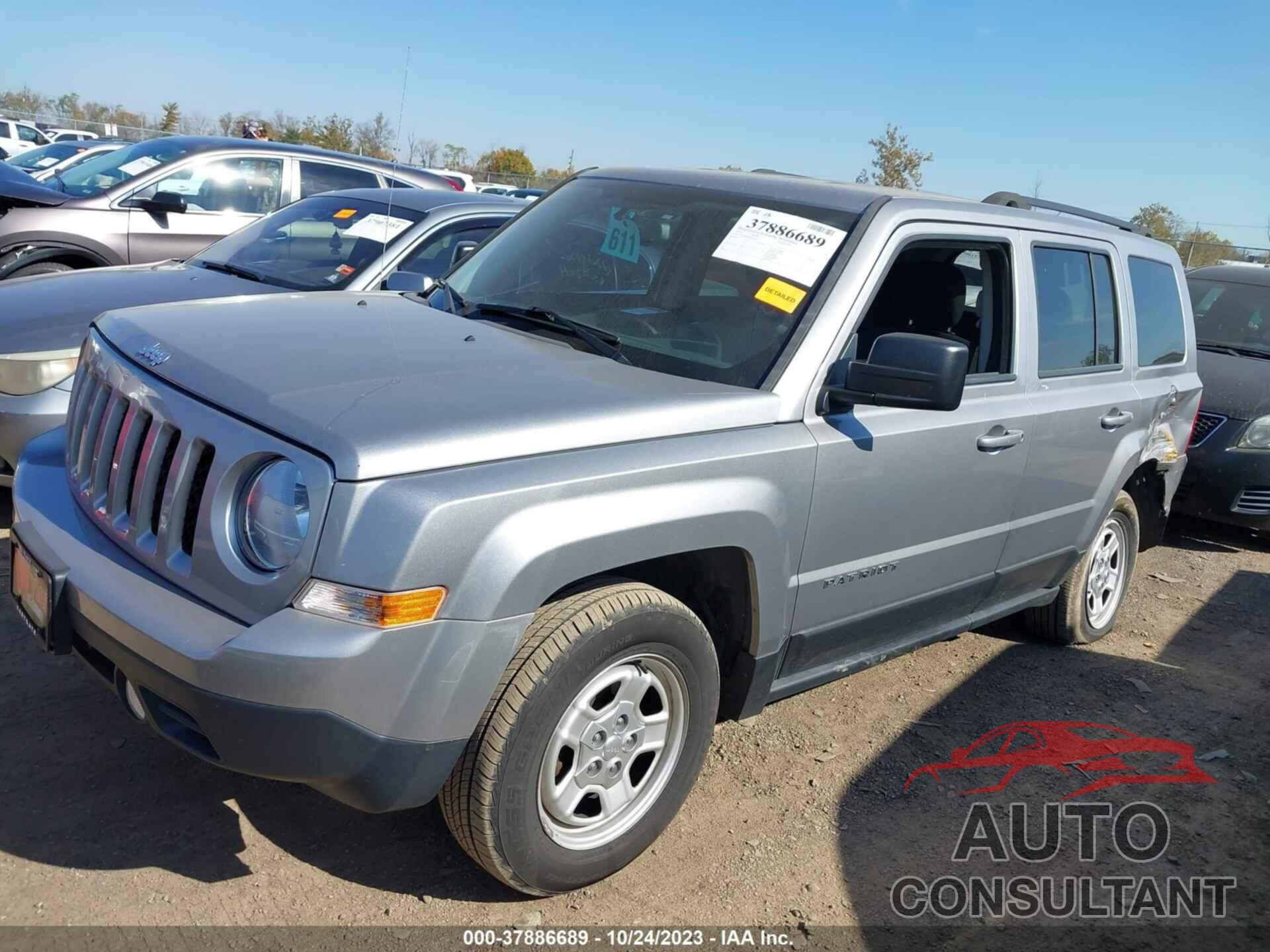 JEEP PATRIOT 2016 - 1C4NJRBB9GD646257