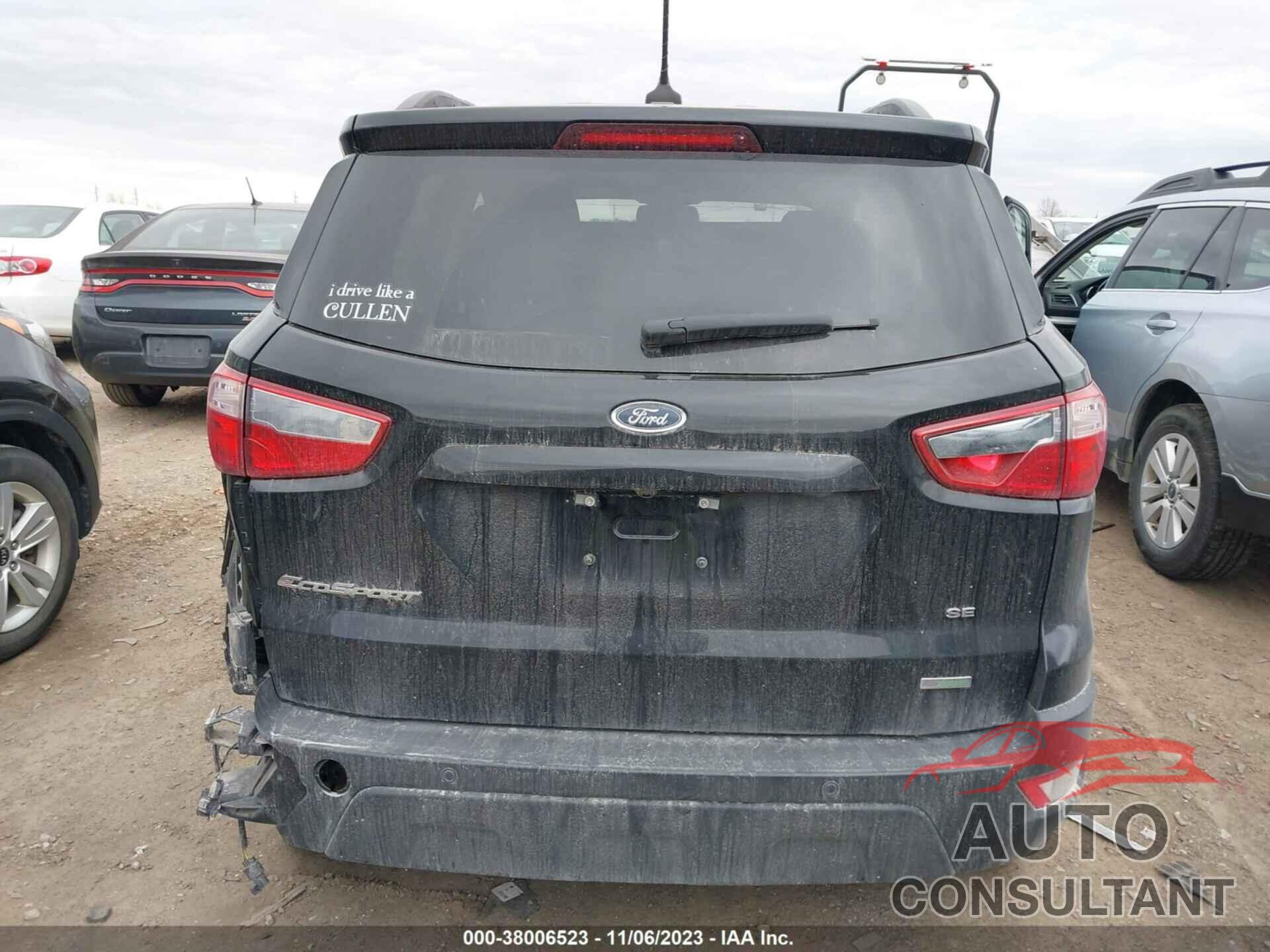 FORD ECOSPORT 2019 - MAJ3S2GE0KC271684