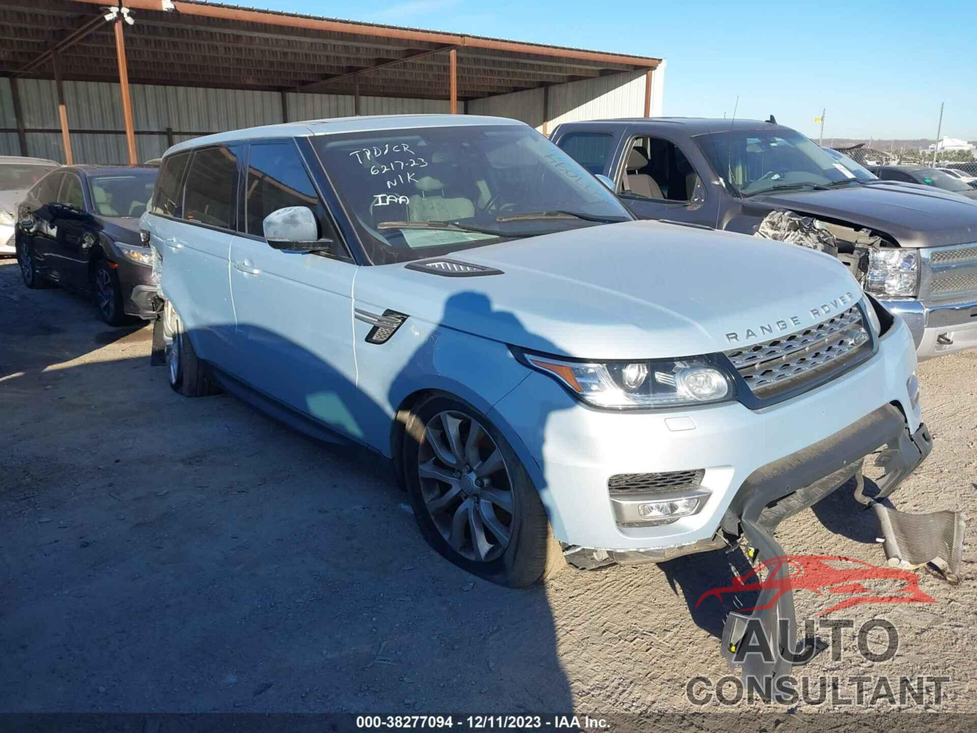 LAND ROVER RANGE ROVER SPORT 2016 - SALWR2VF3GA634151