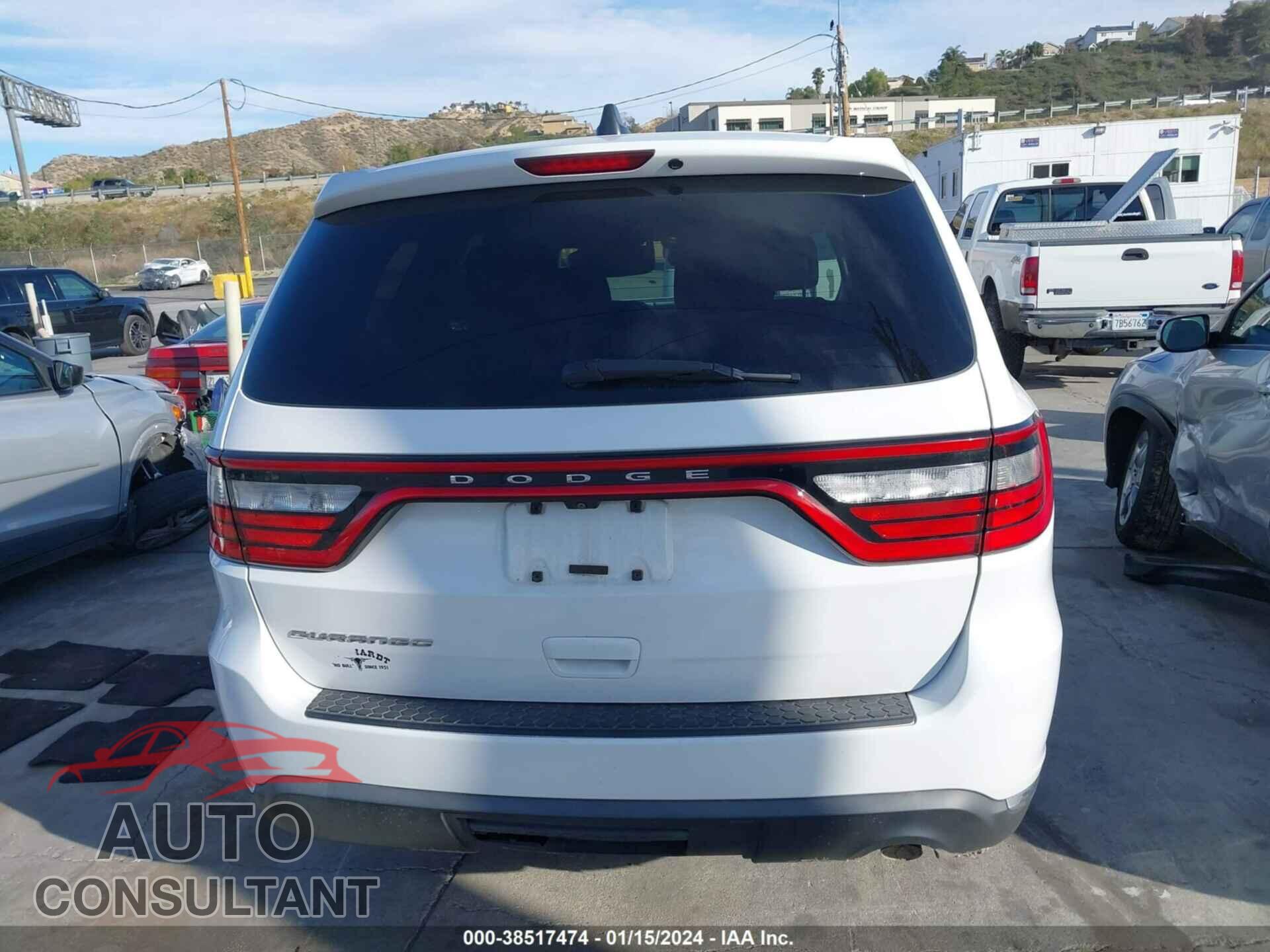 DODGE DURANGO 2018 - 1C4RDHAG3JC444897