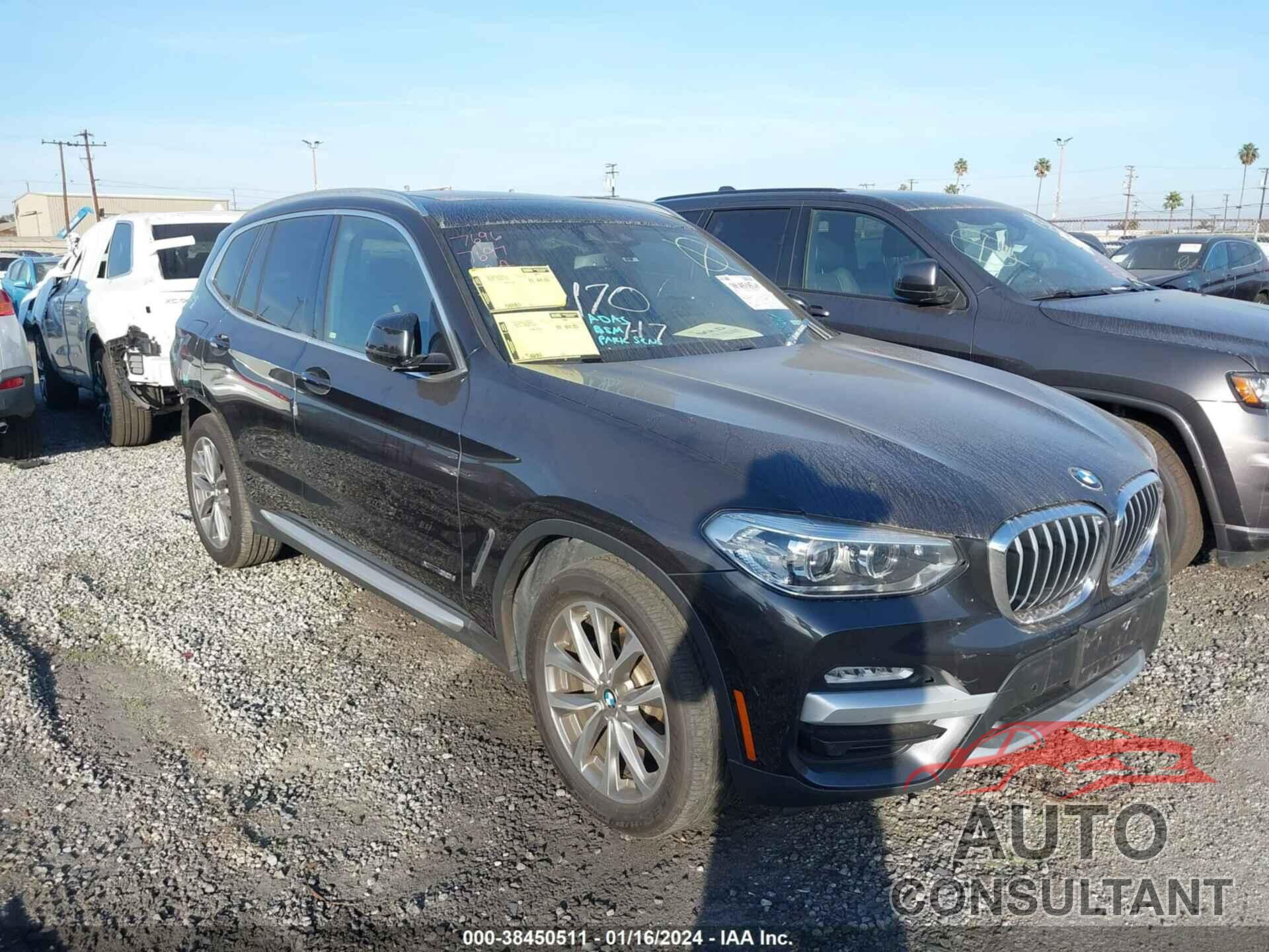 BMW X3 2018 - 5UXTR9C58JLD66398