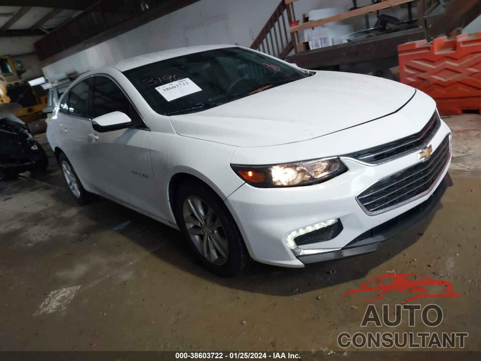 CHEVROLET MALIBU 2017 - 1G1ZE5ST9HF200552