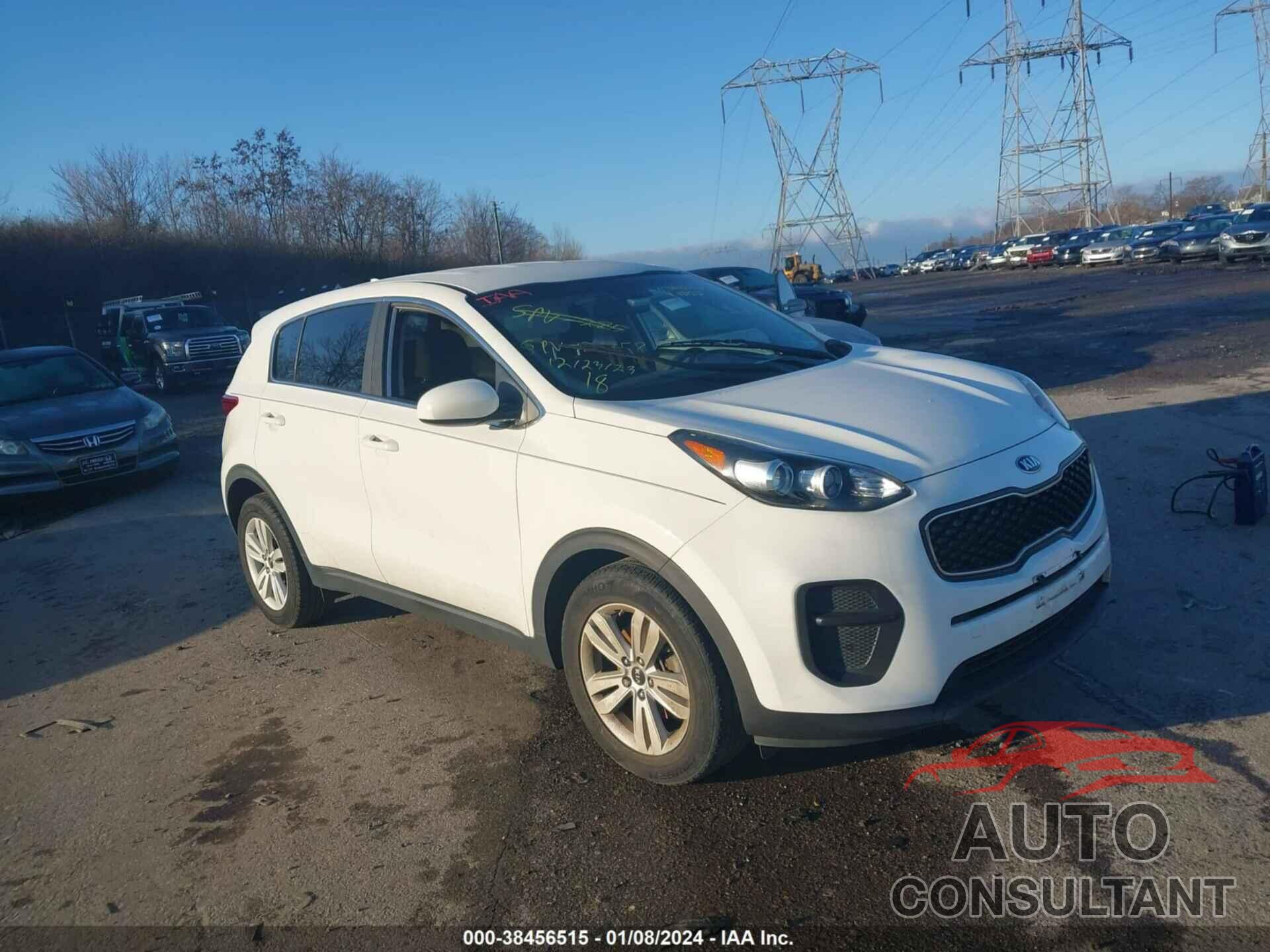 KIA SPORTAGE 2018 - KNDPM3AC1J7481513