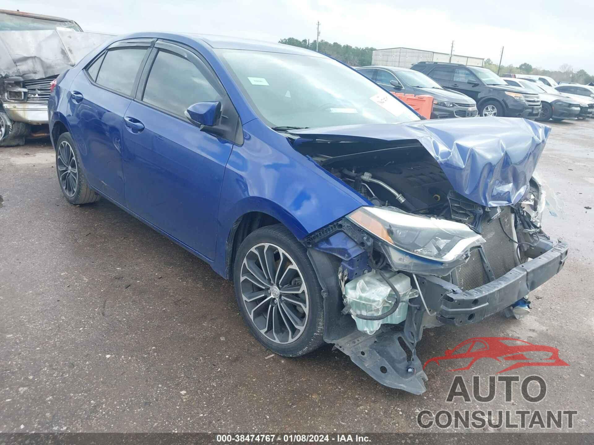 TOYOTA COROLLA 2016 - 5YFBURHE8GP406383