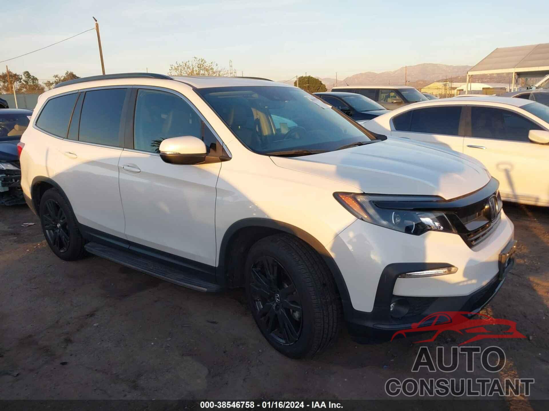 HONDA PILOT 2021 - 5FNYF5H22MB008144