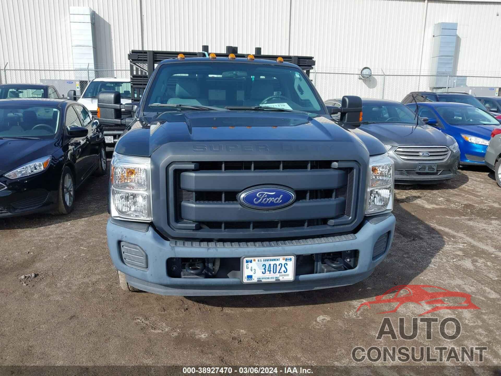 FORD F-350 CHASSIS 2016 - 1FDRF3G6XGEC75577