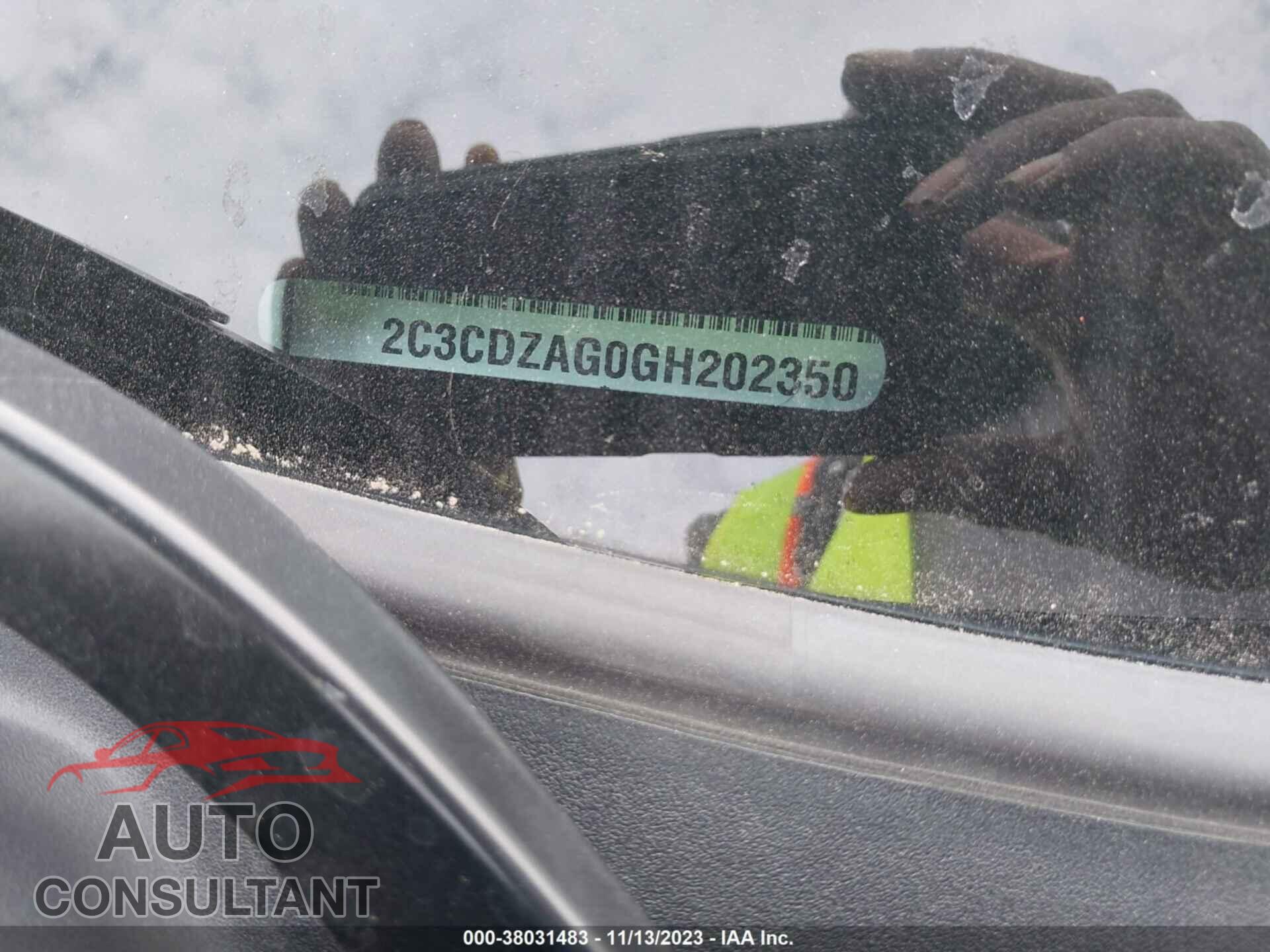 DODGE CHALLENGER 2016 - 2C3CDZAG0GH202350