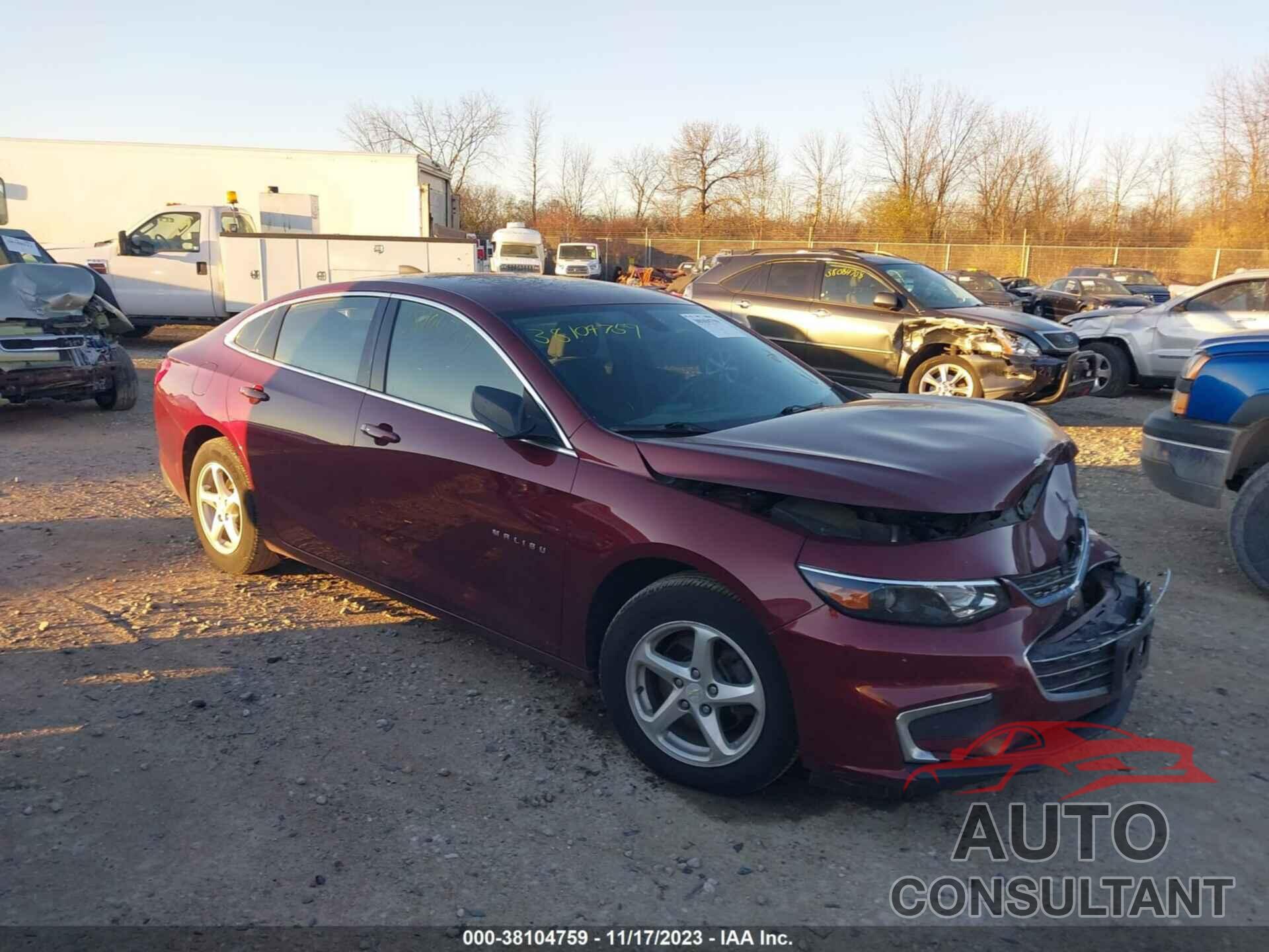 CHEVROLET MALIBU 2016 - 1G1ZB5STXGF293038