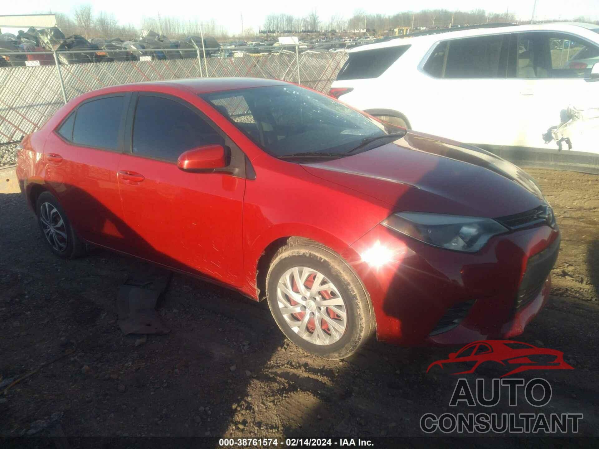 TOYOTA COROLLA 2016 - 2T1BURHEXGC691376