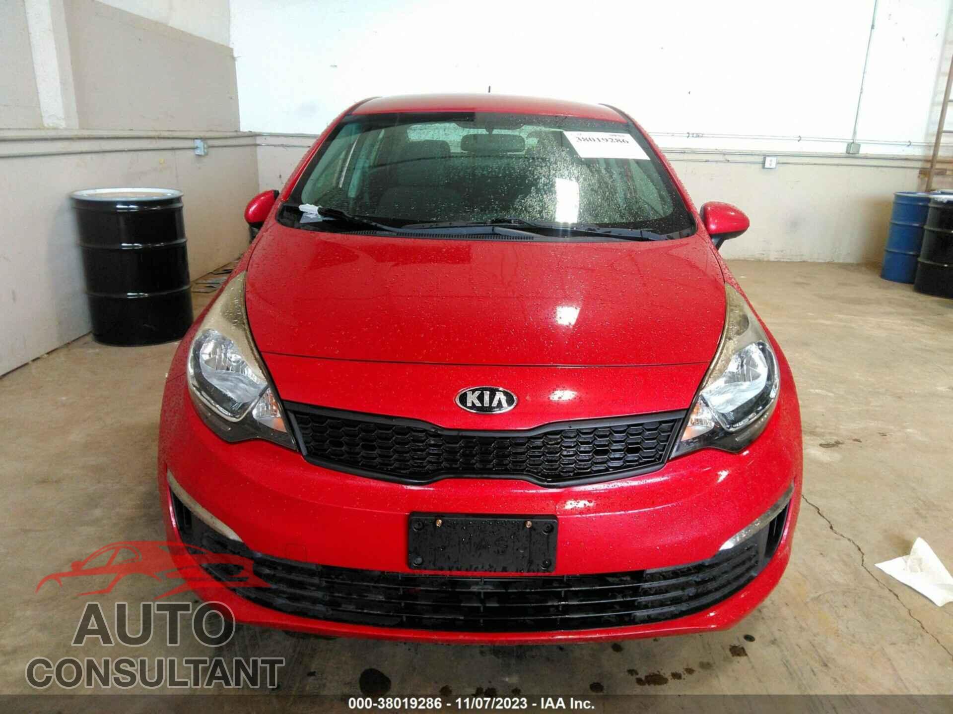 KIA RIO 2017 - KNADM4A38H6109575