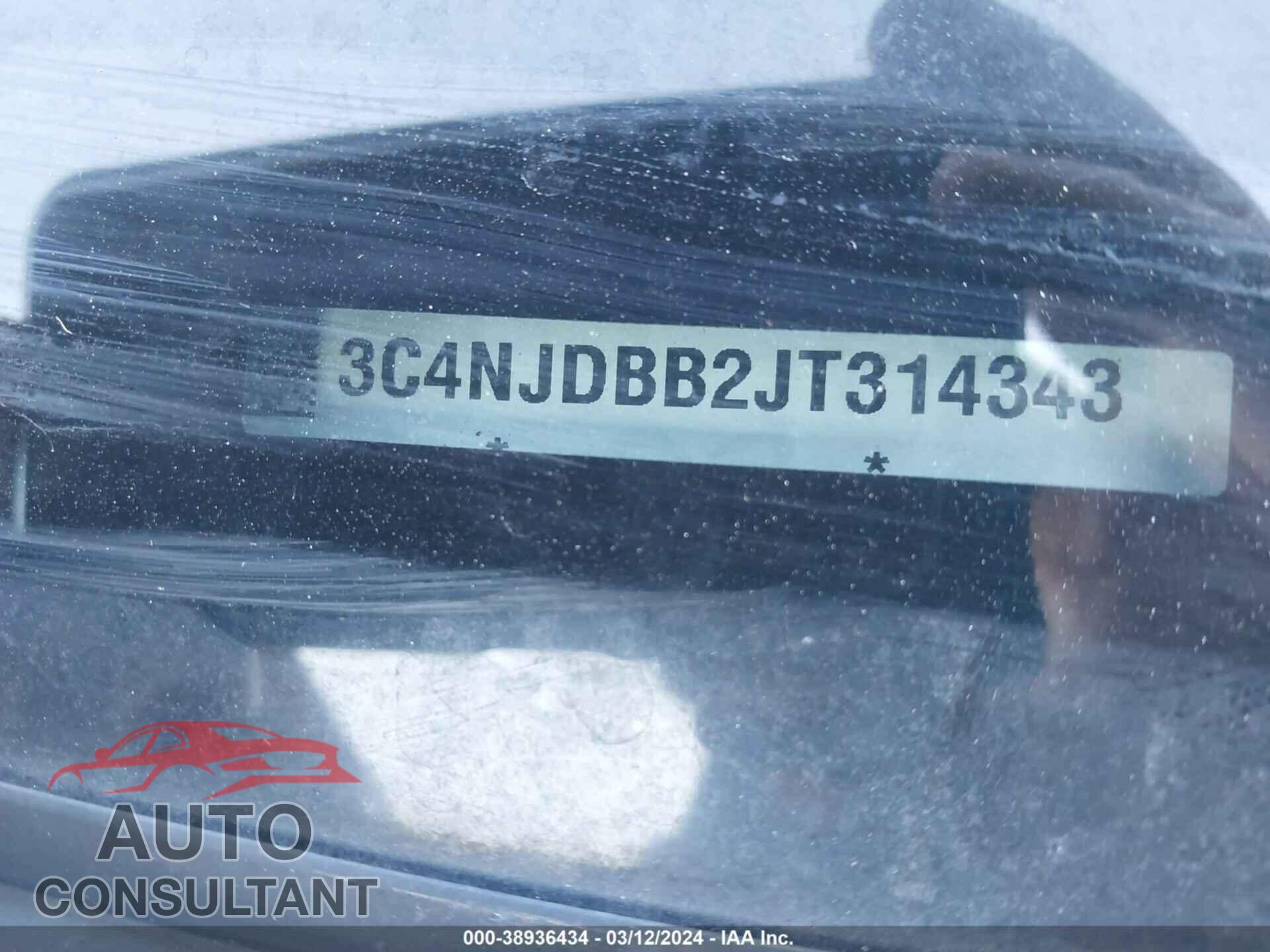 JEEP COMPASS 2018 - 3C4NJDBB2JT314343