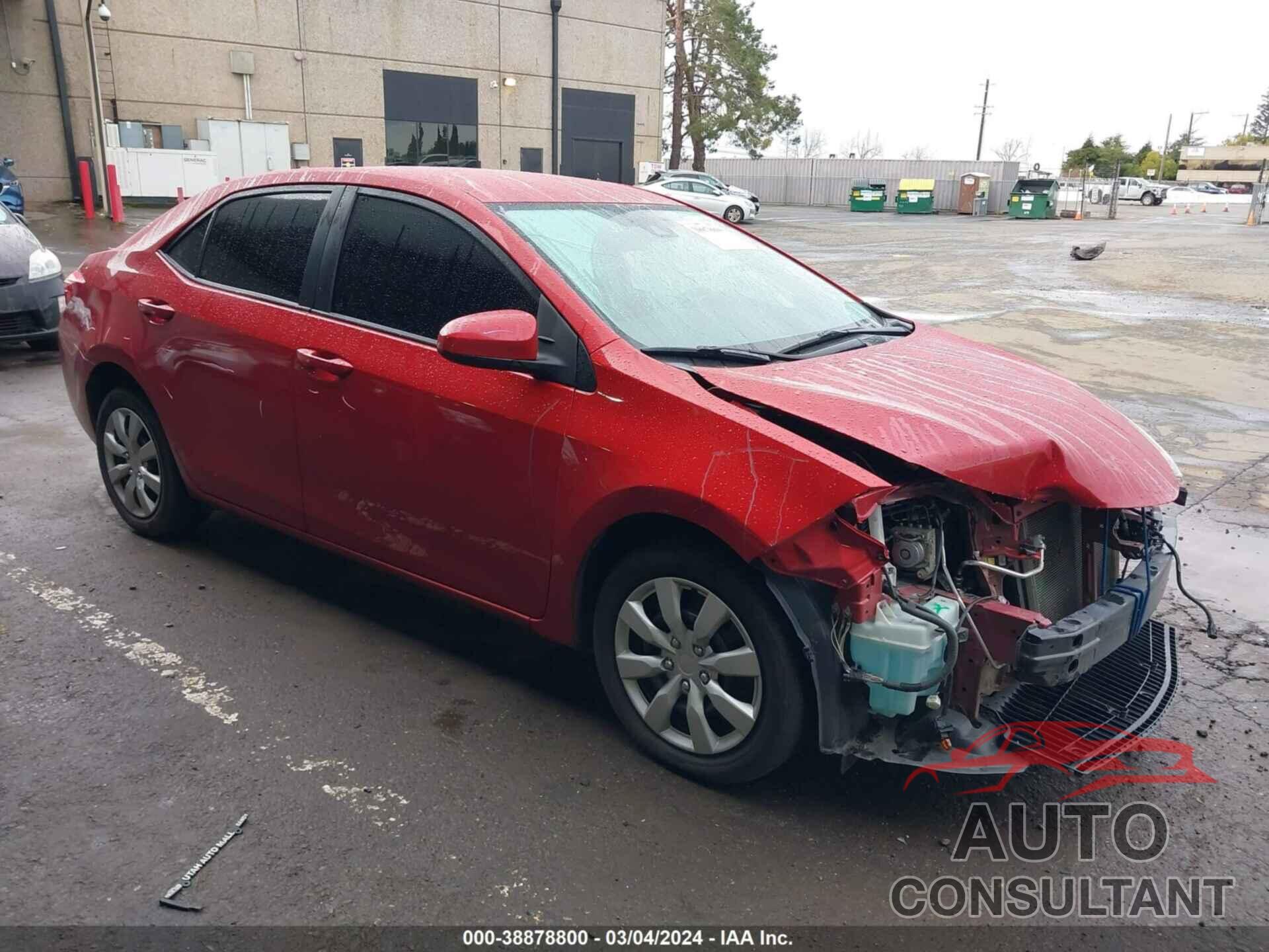 TOYOTA COROLLA 2019 - 5YFBURHE2KP913000
