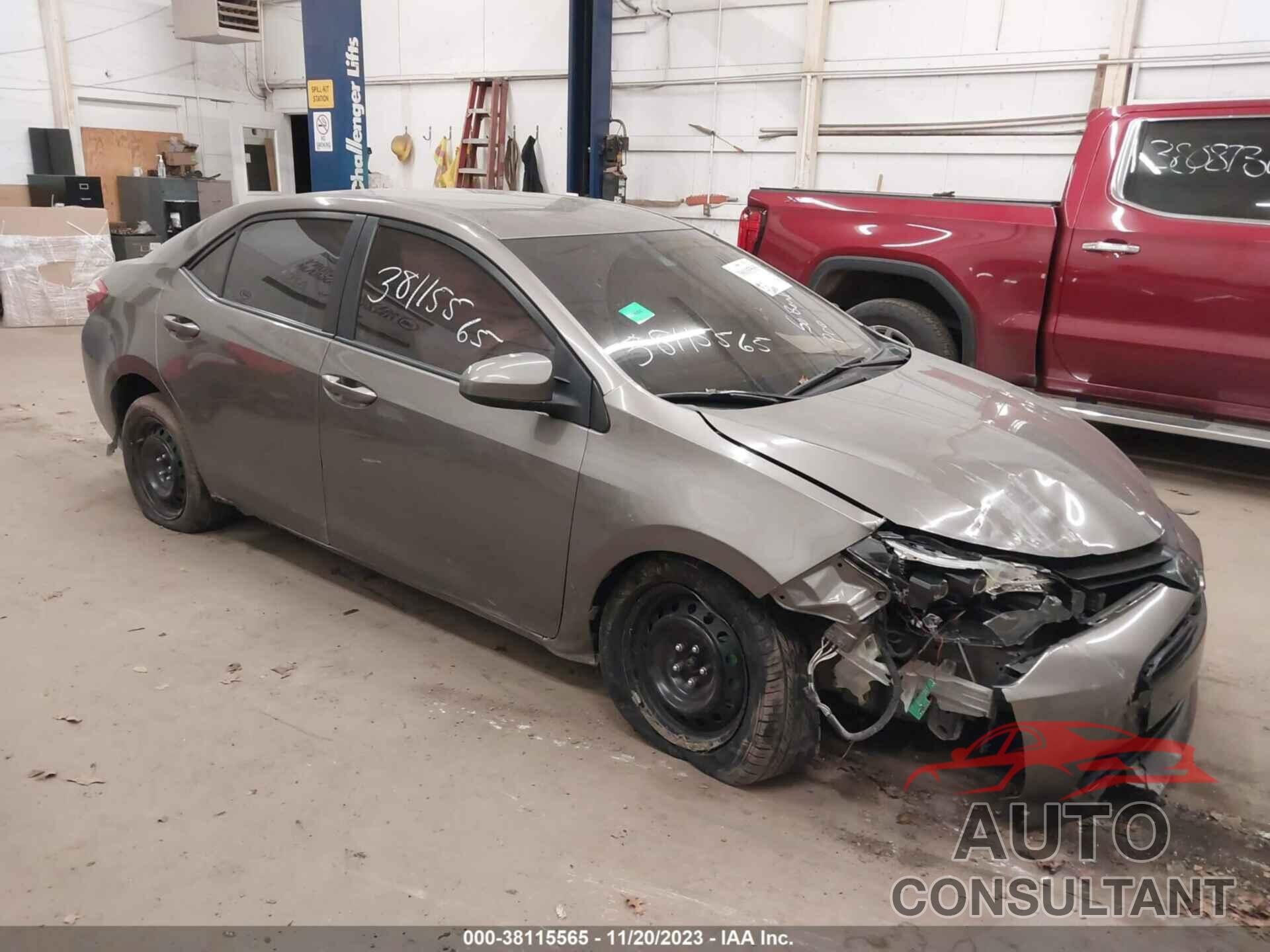 TOYOTA COROLLA 2019 - 2T1BURHE8KC233053