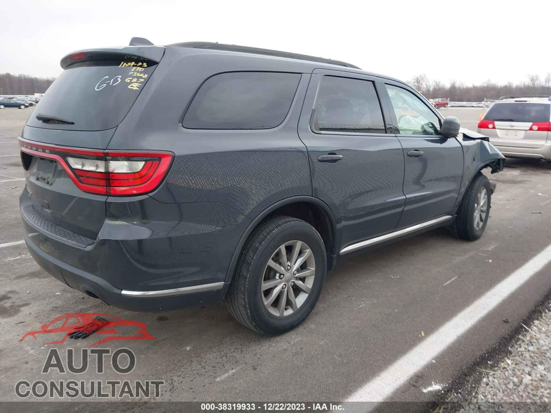DODGE DURANGO 2018 - 1C4RDJAG3JC372588
