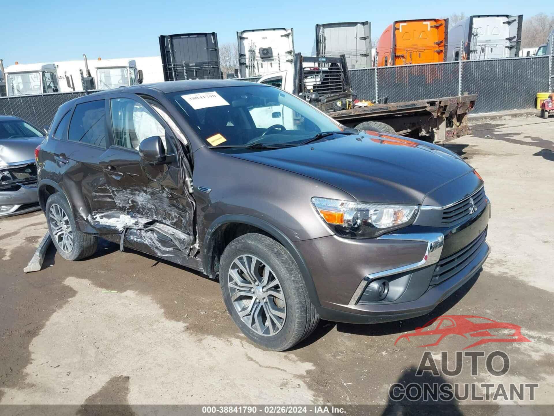 MITSUBISHI OUTLANDER SPORT 2017 - JA4AP3AU8HZ064047