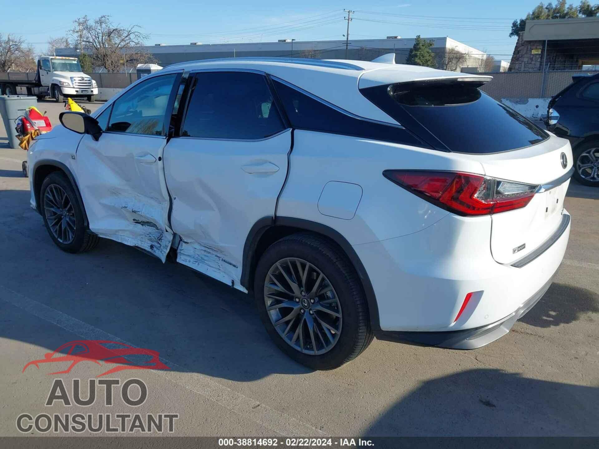 LEXUS RX 2017 - 2T2BGMCA9HC019675