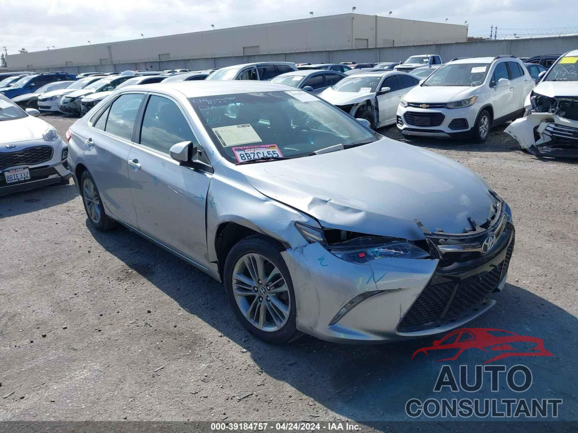 TOYOTA CAMRY 2016 - 4T1BF1FK7GU186799