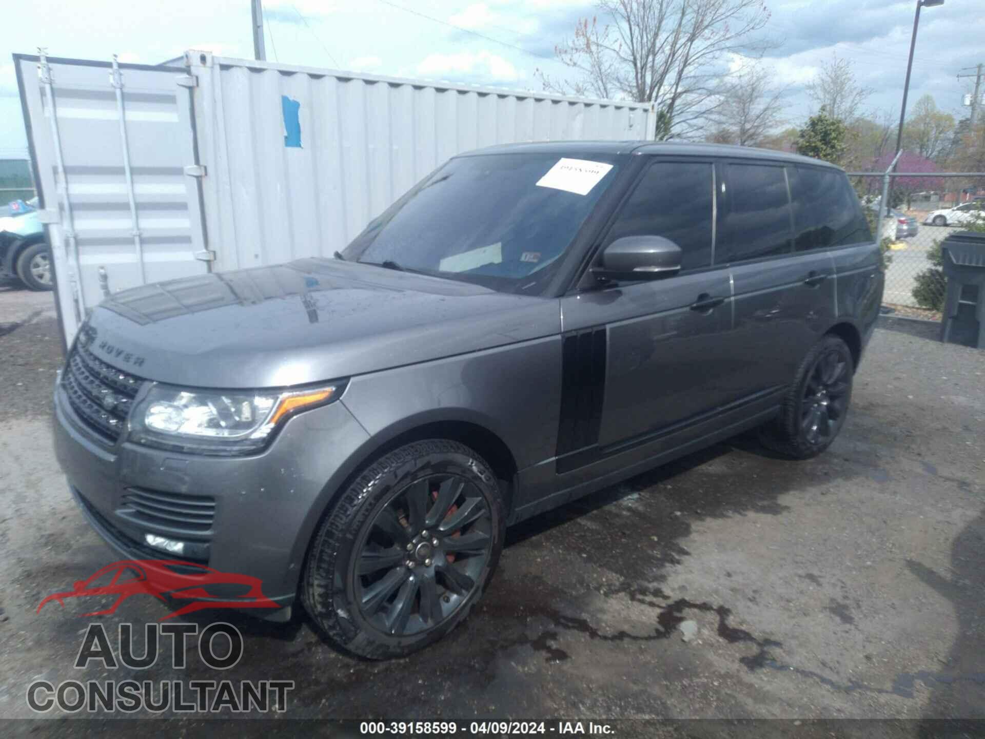 LAND ROVER RANGE ROVER 2016 - SALGS2EF9GA293699