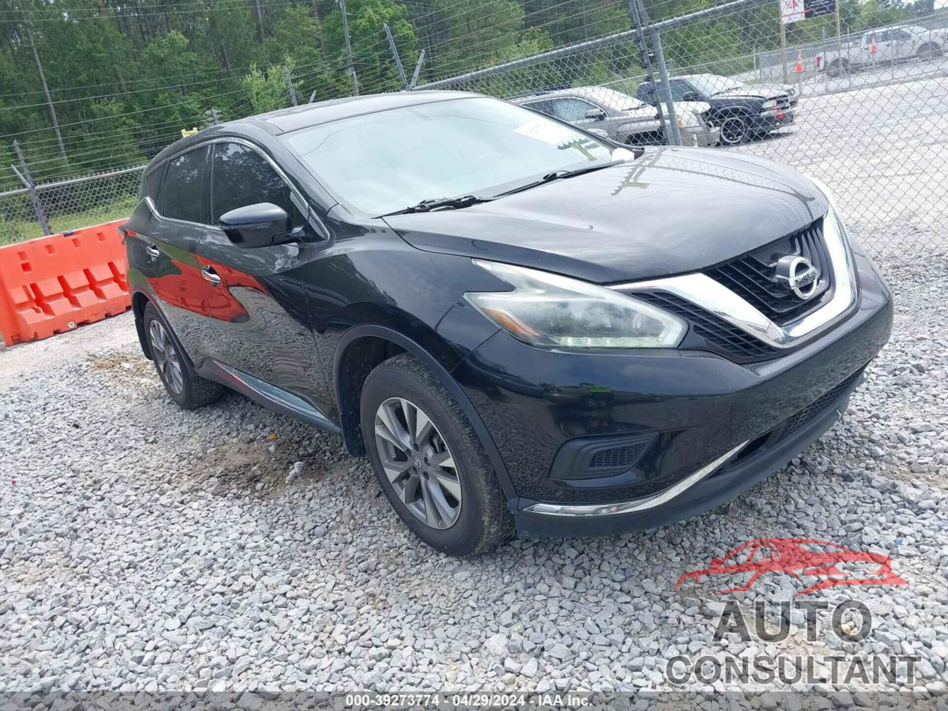 NISSAN MURANO 2018 - 5N1AZ2MG6JN139241