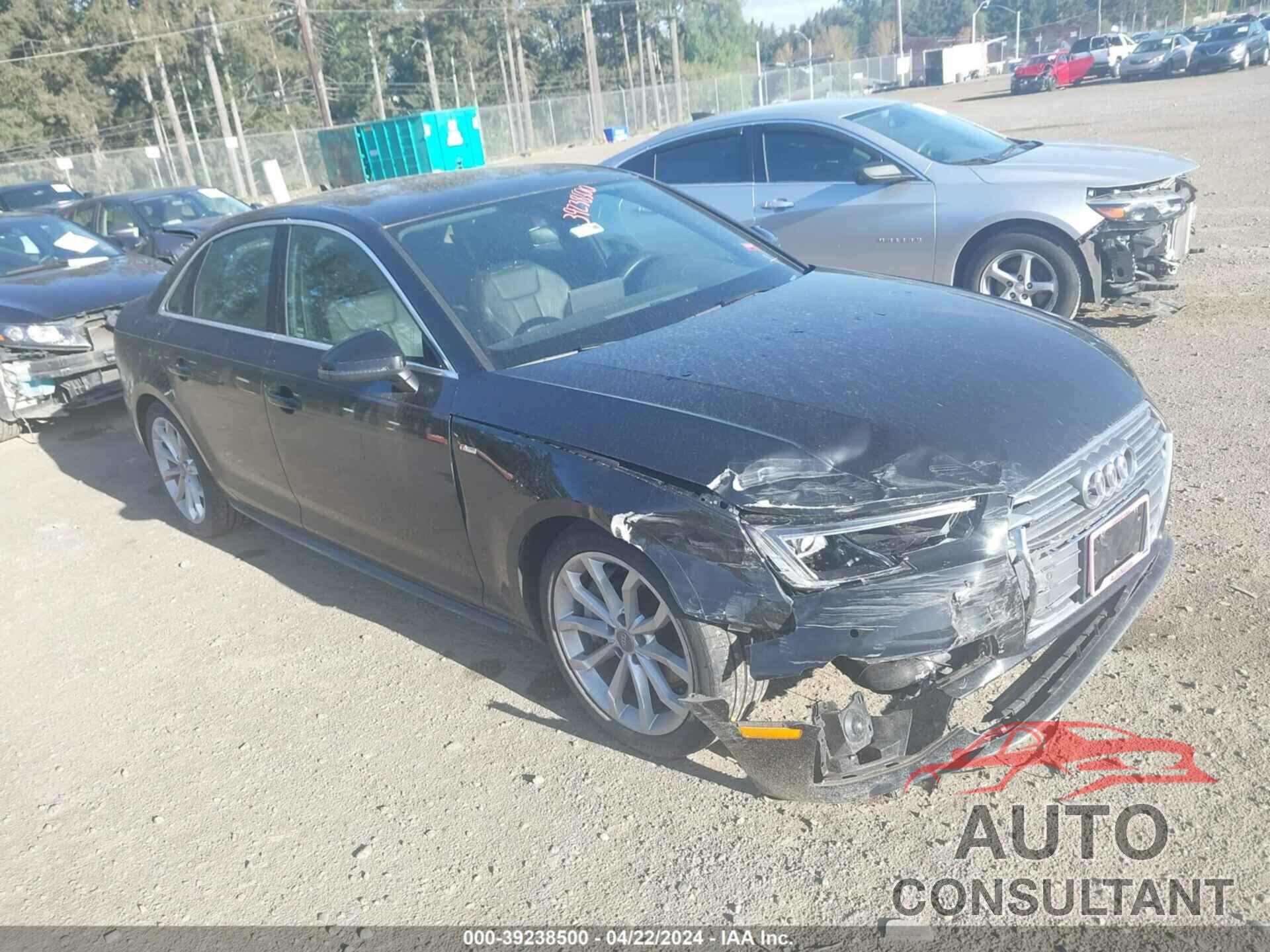 AUDI A4 2019 - WAUENAF40KA044226