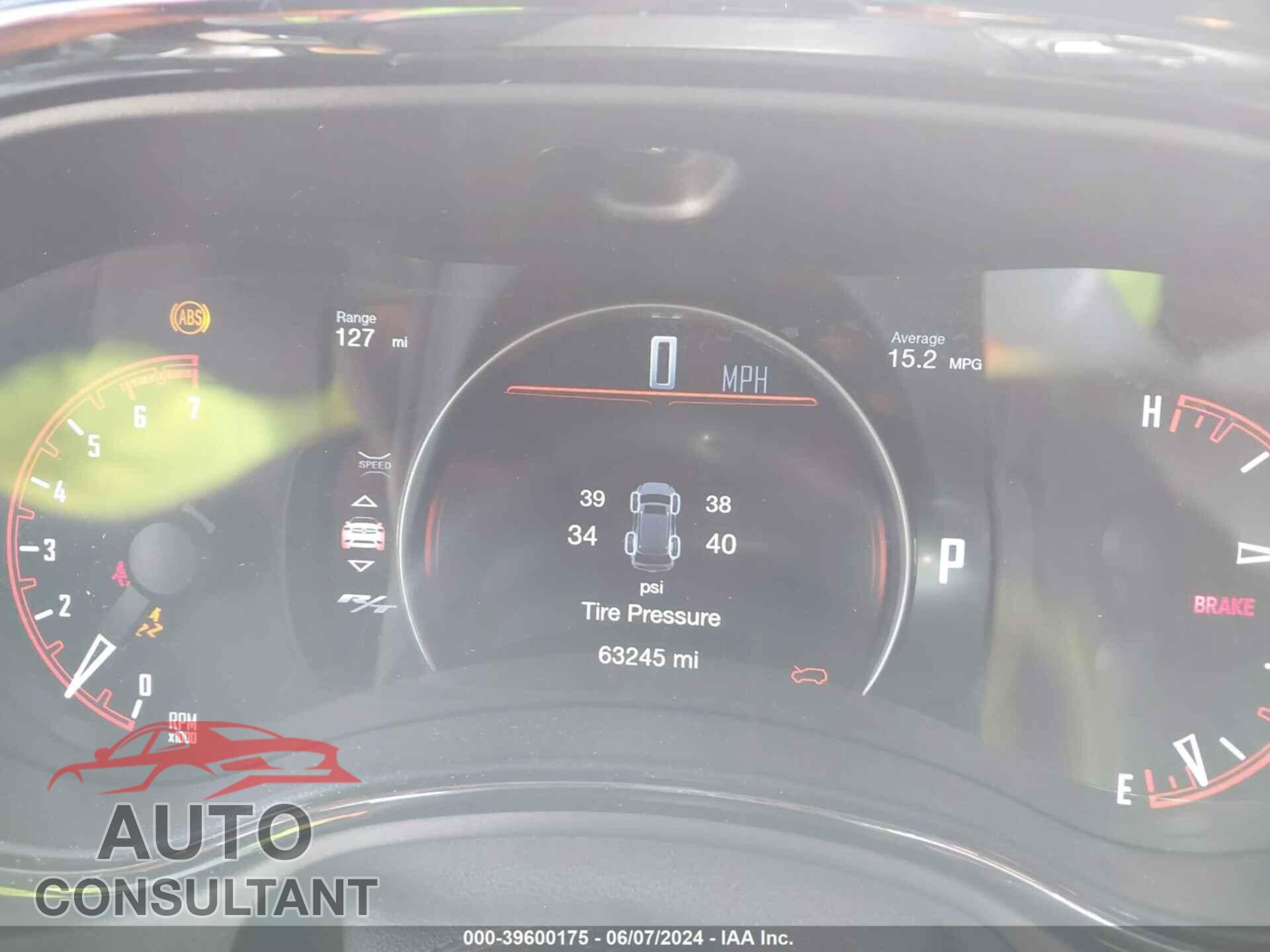 DODGE DURANGO 2021 - 1C4SDHCT2MC800921