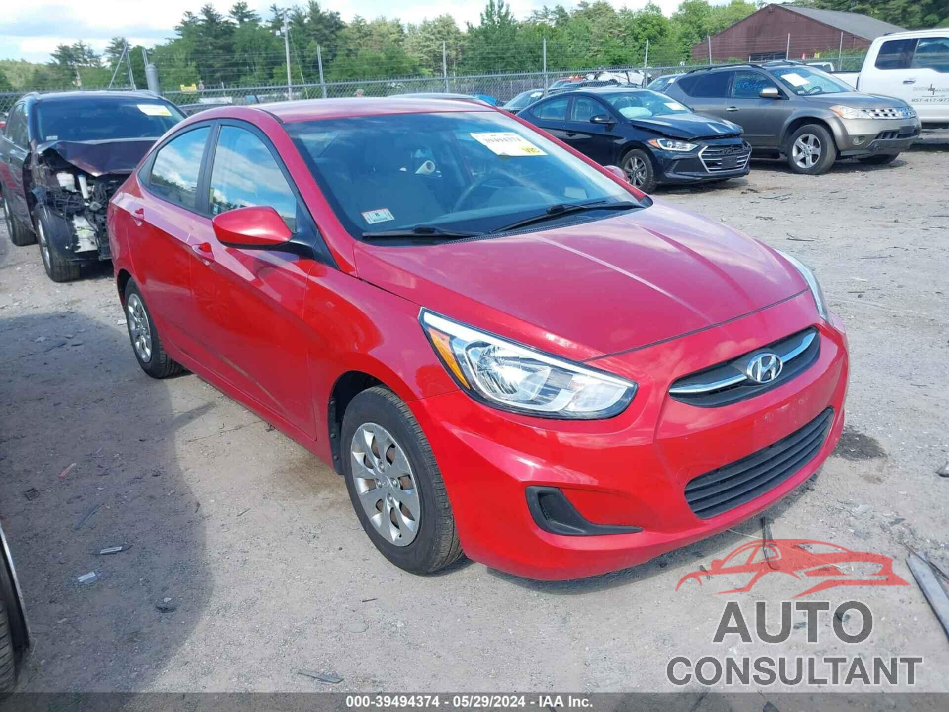 HYUNDAI ACCENT 2016 - KMHCT4AE8GU022493