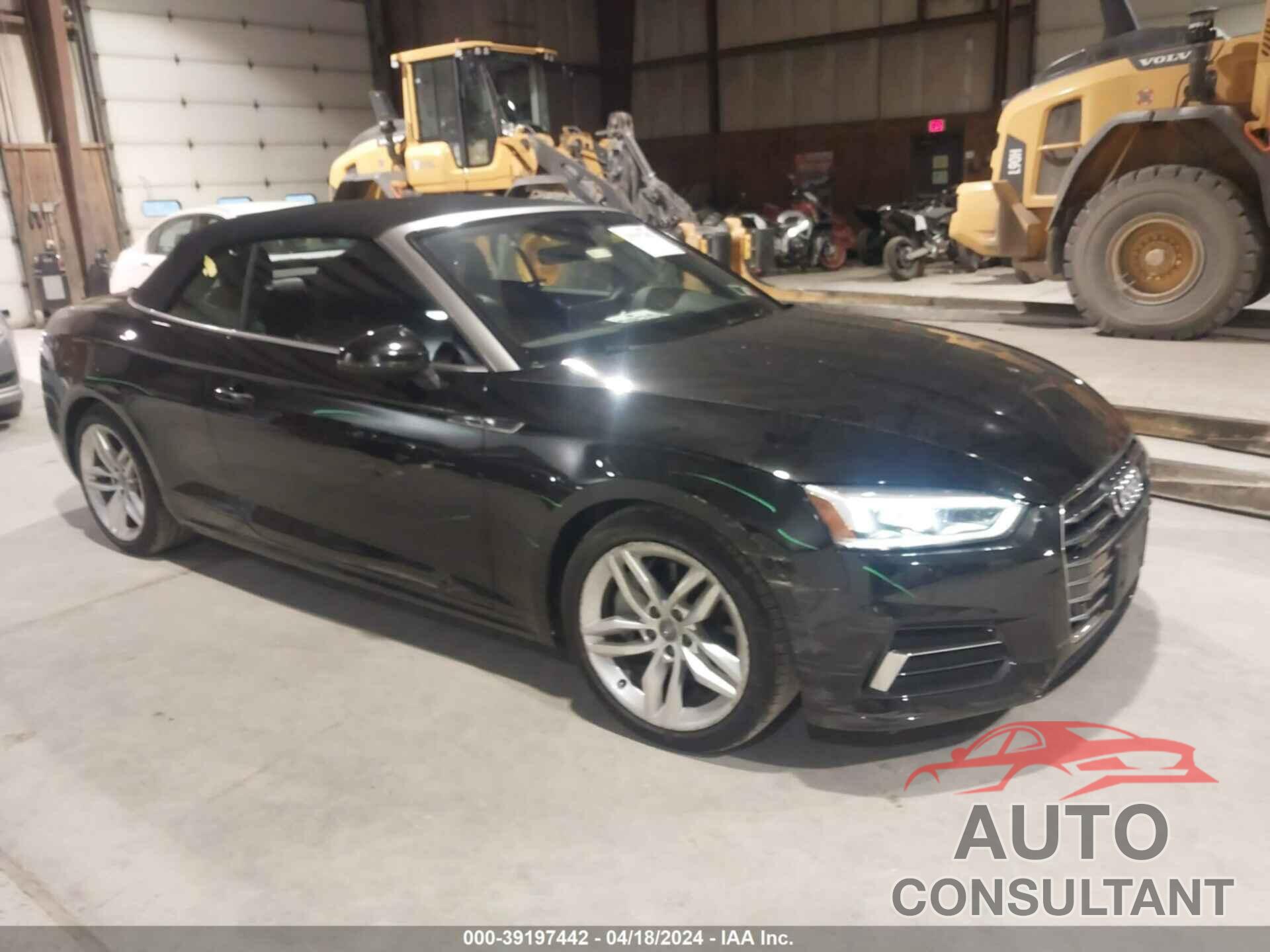 AUDI A5 2019 - WAUYNGF5XKN000803