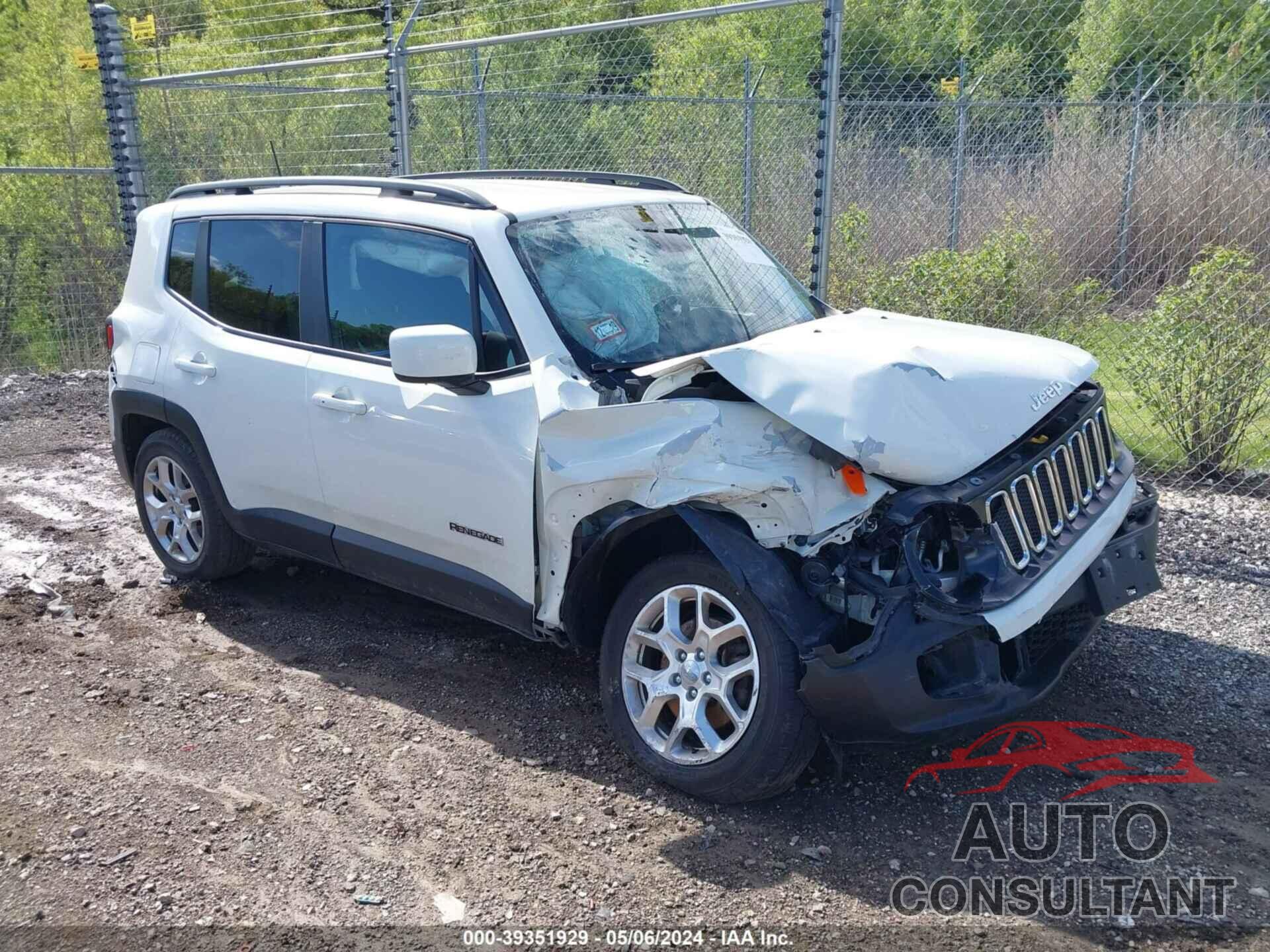 JEEP RENEGADE 2016 - ZACCJABT9GPD89359