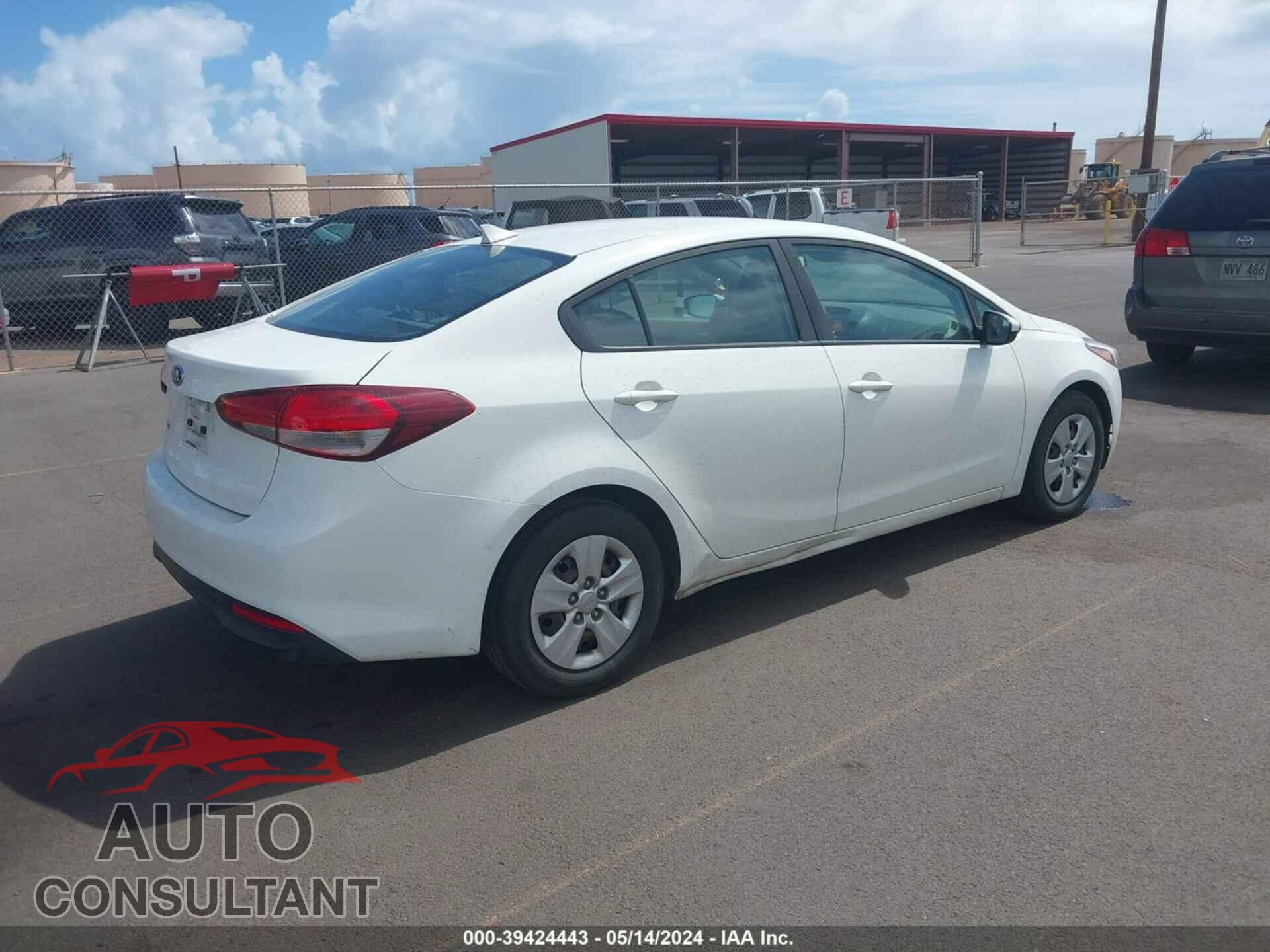 KIA FORTE 2017 - 3KPFK4A79HE099055