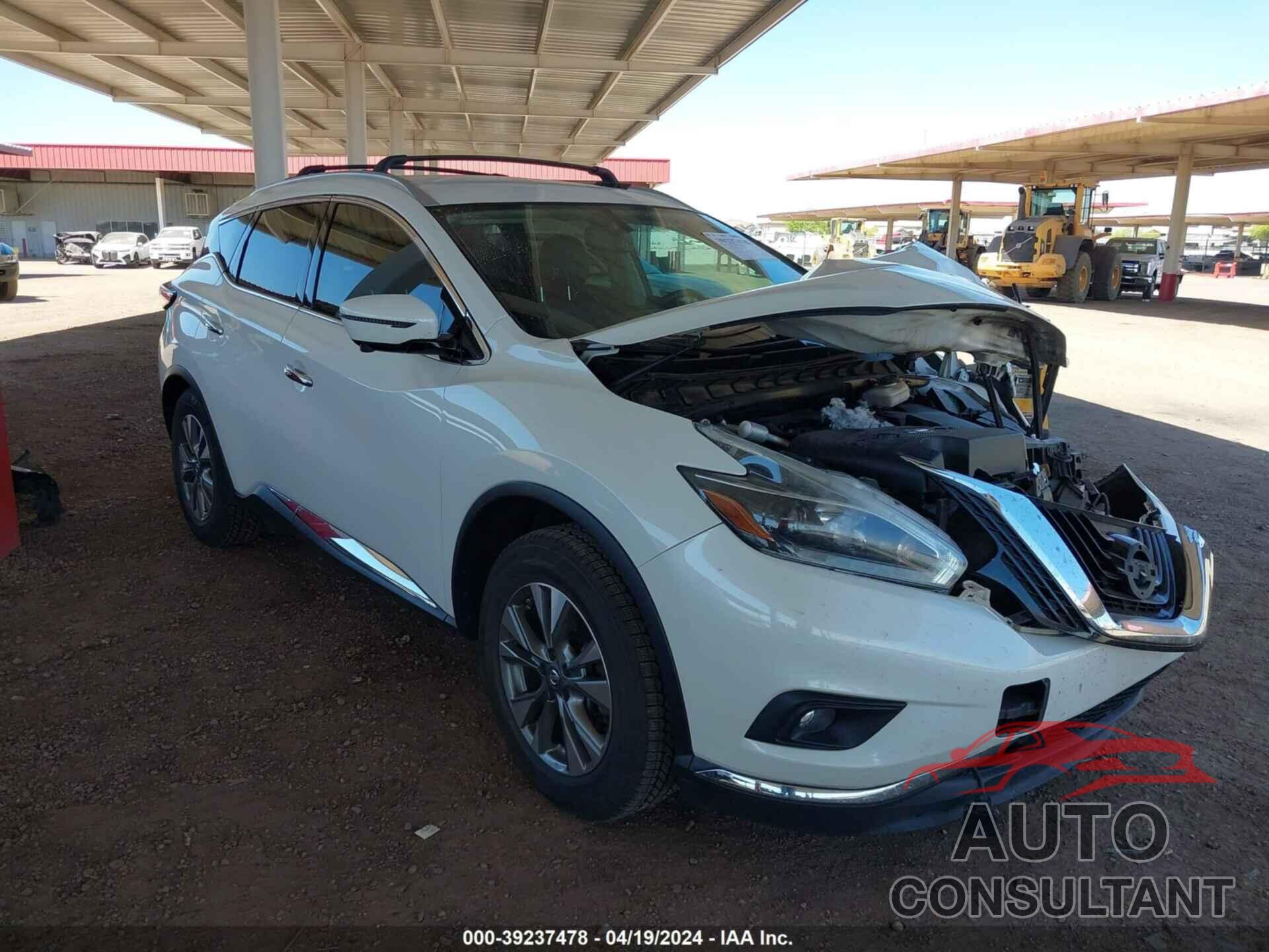 NISSAN MURANO 2018 - 5N1AZ2MG4JN102284