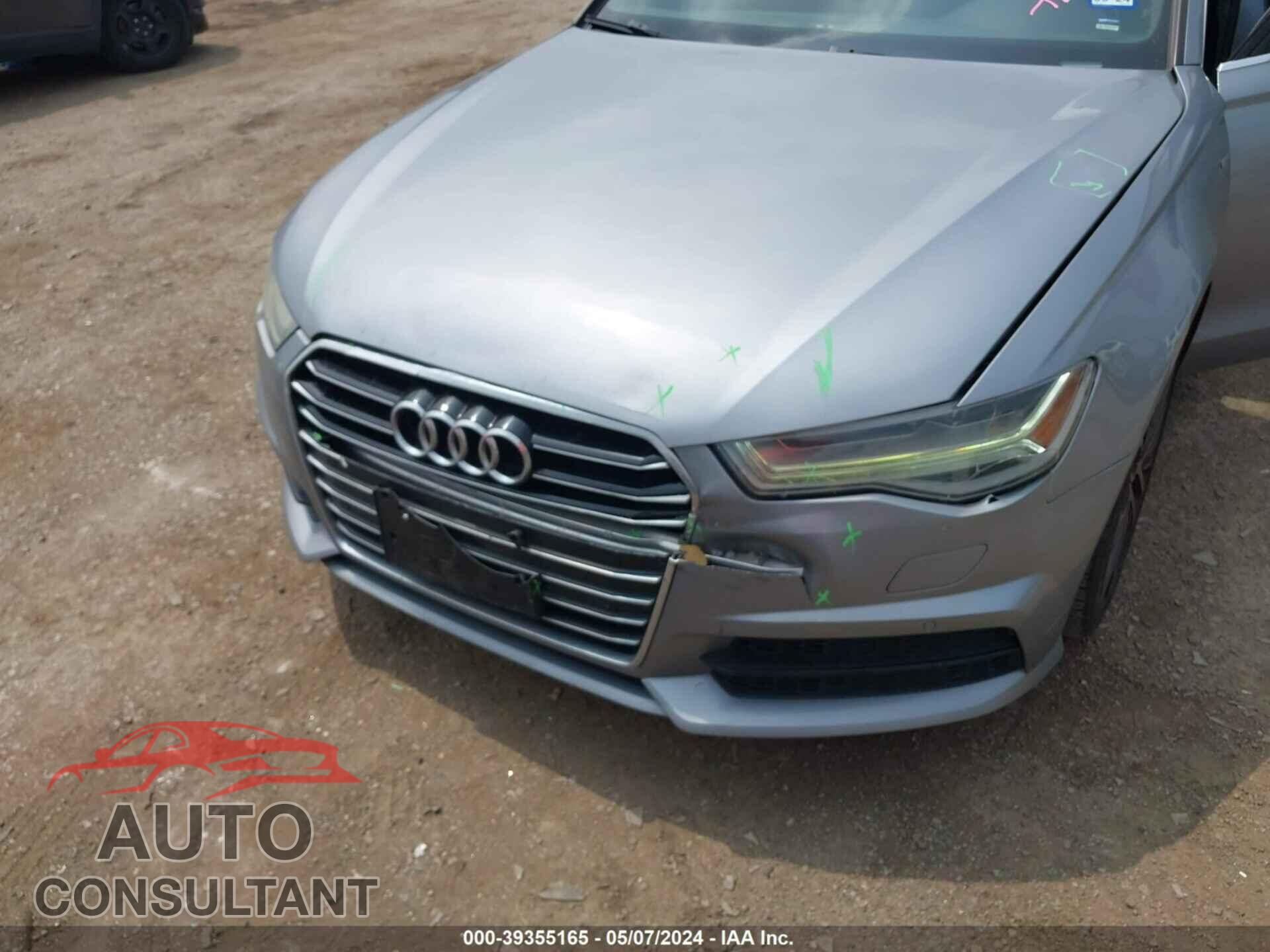 AUDI A6 2017 - WAUC8AFC3HN057091