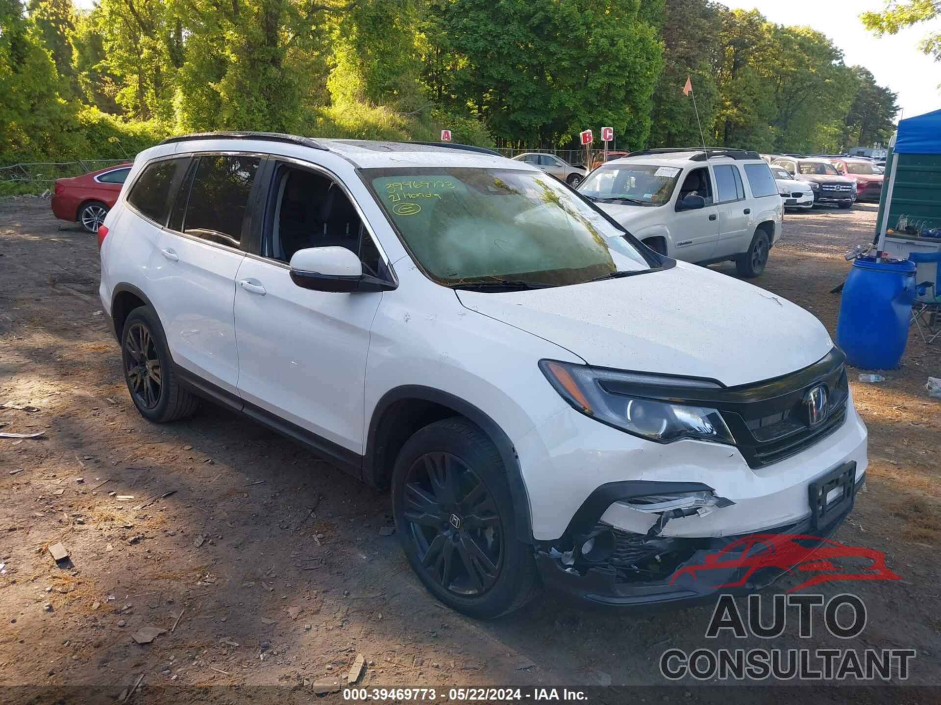 HONDA PILOT 2021 - 5FNYF6H23MB086387