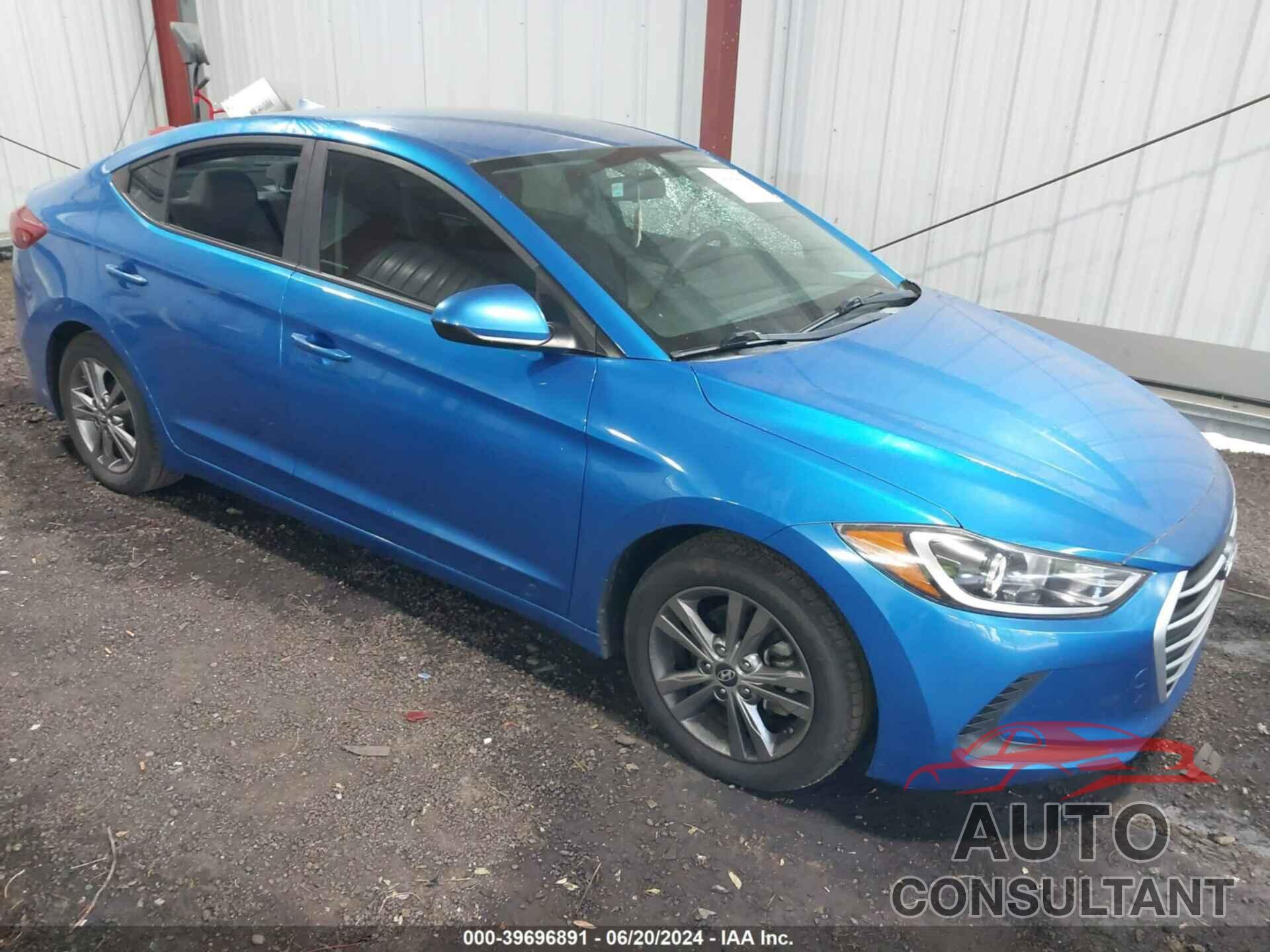 HYUNDAI ELANTRA 2017 - KMHD84LF5HU172042