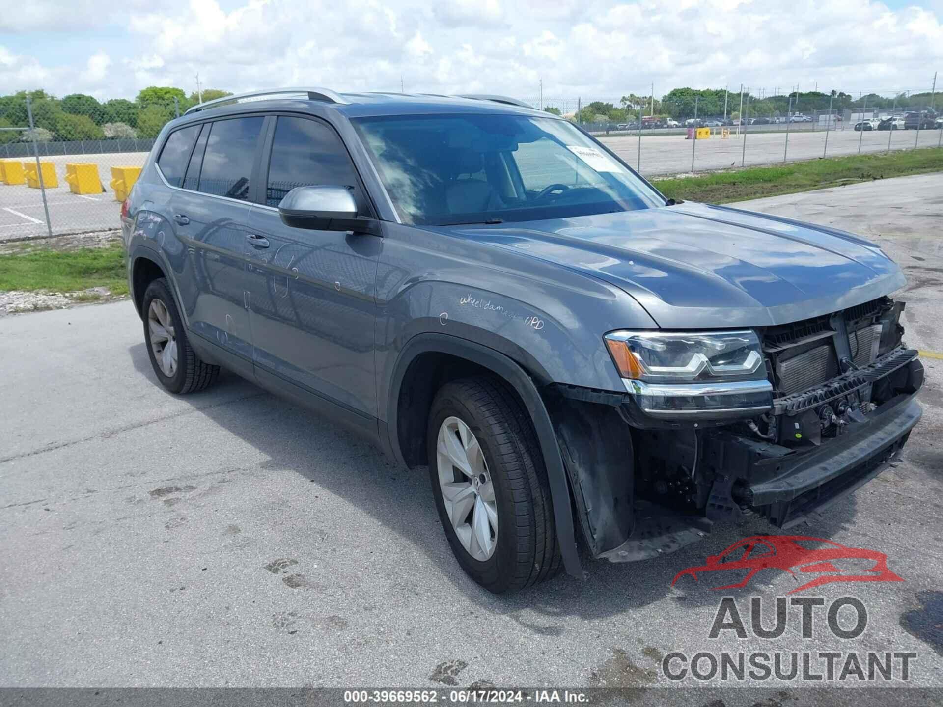 VOLKSWAGEN ATLAS 2019 - 1V2DR2CA5KC589005