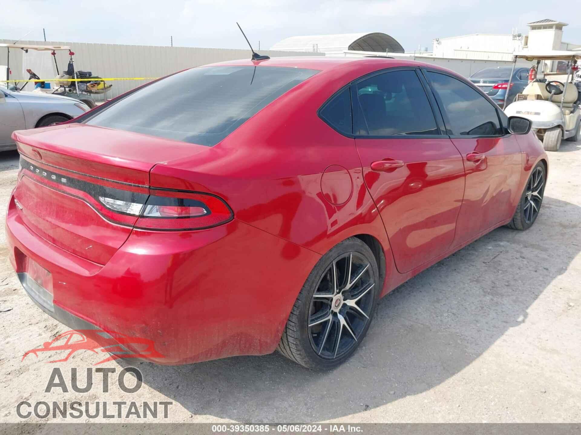 DODGE DART 2016 - 1C3CDFBB9GD701873