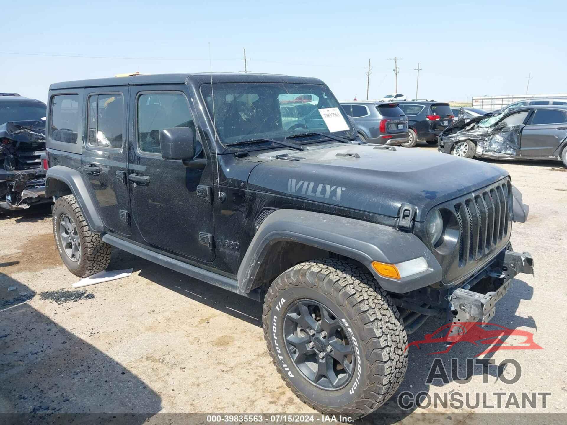 JEEP WRANGLER UNLIMITED 2021 - 1C4HJXDG9MW712591