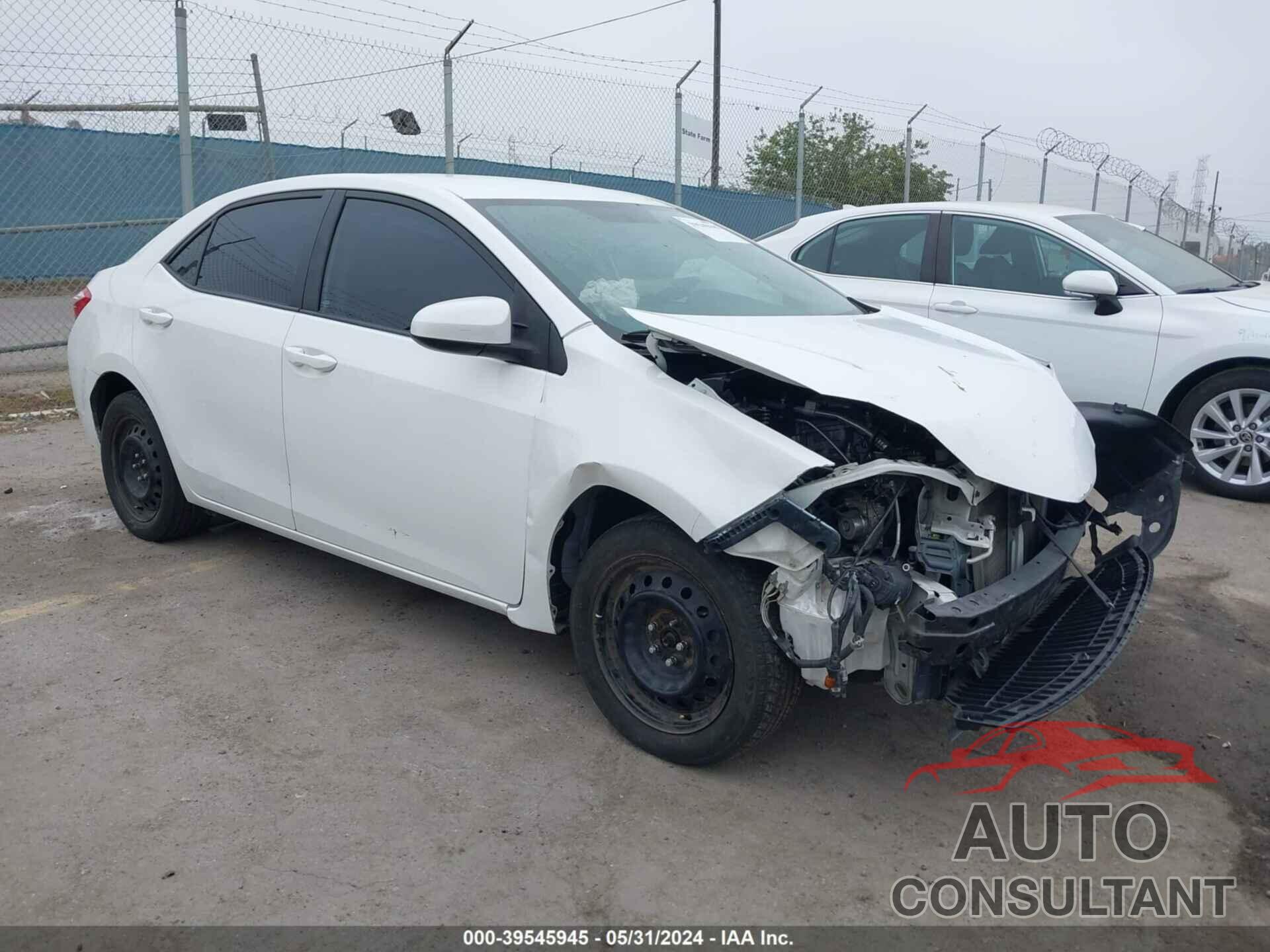 TOYOTA COROLLA 2016 - 5YFBURHE1GP540474