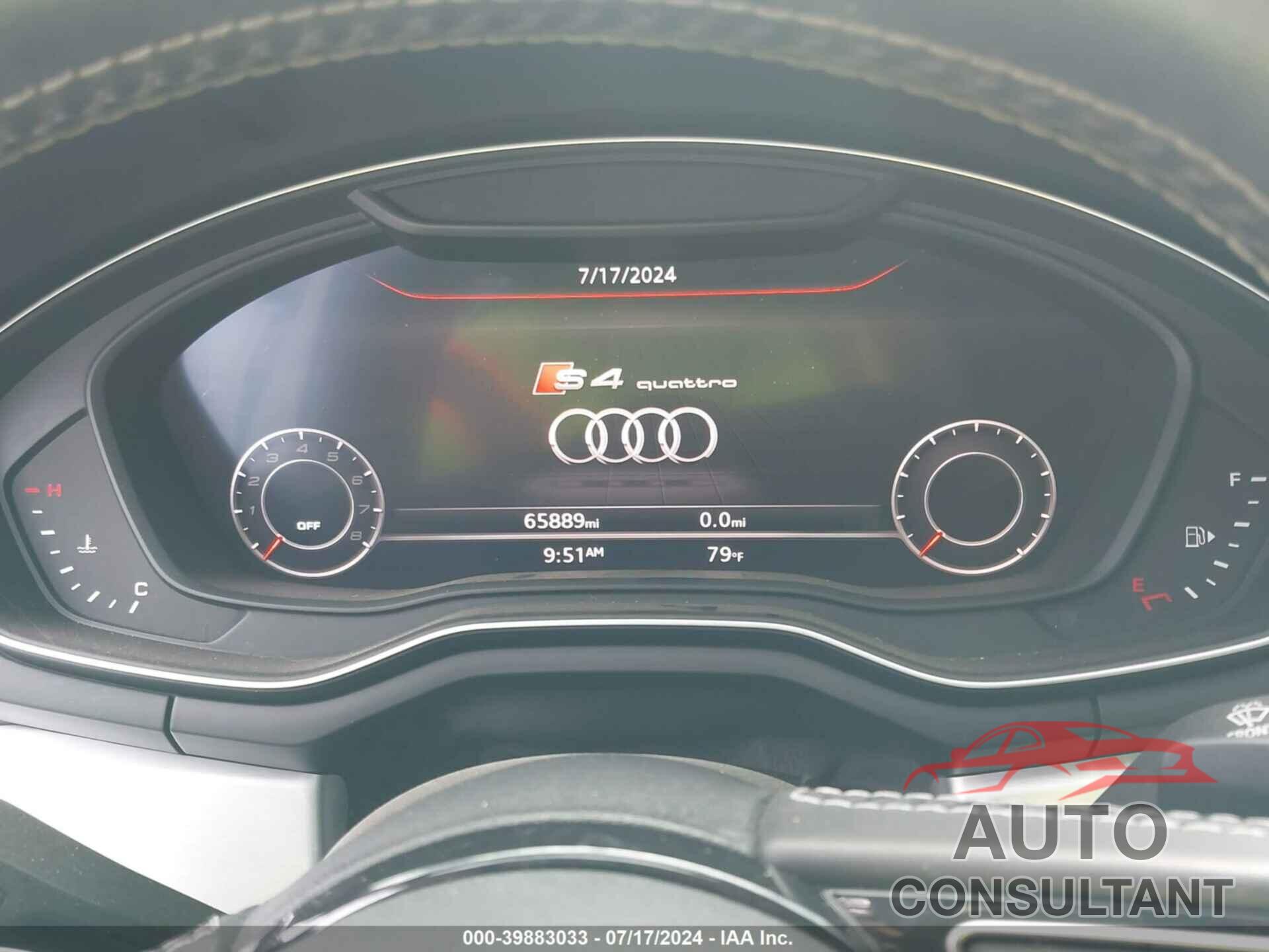 AUDI S4 2018 - WAUB4AF43JA015291