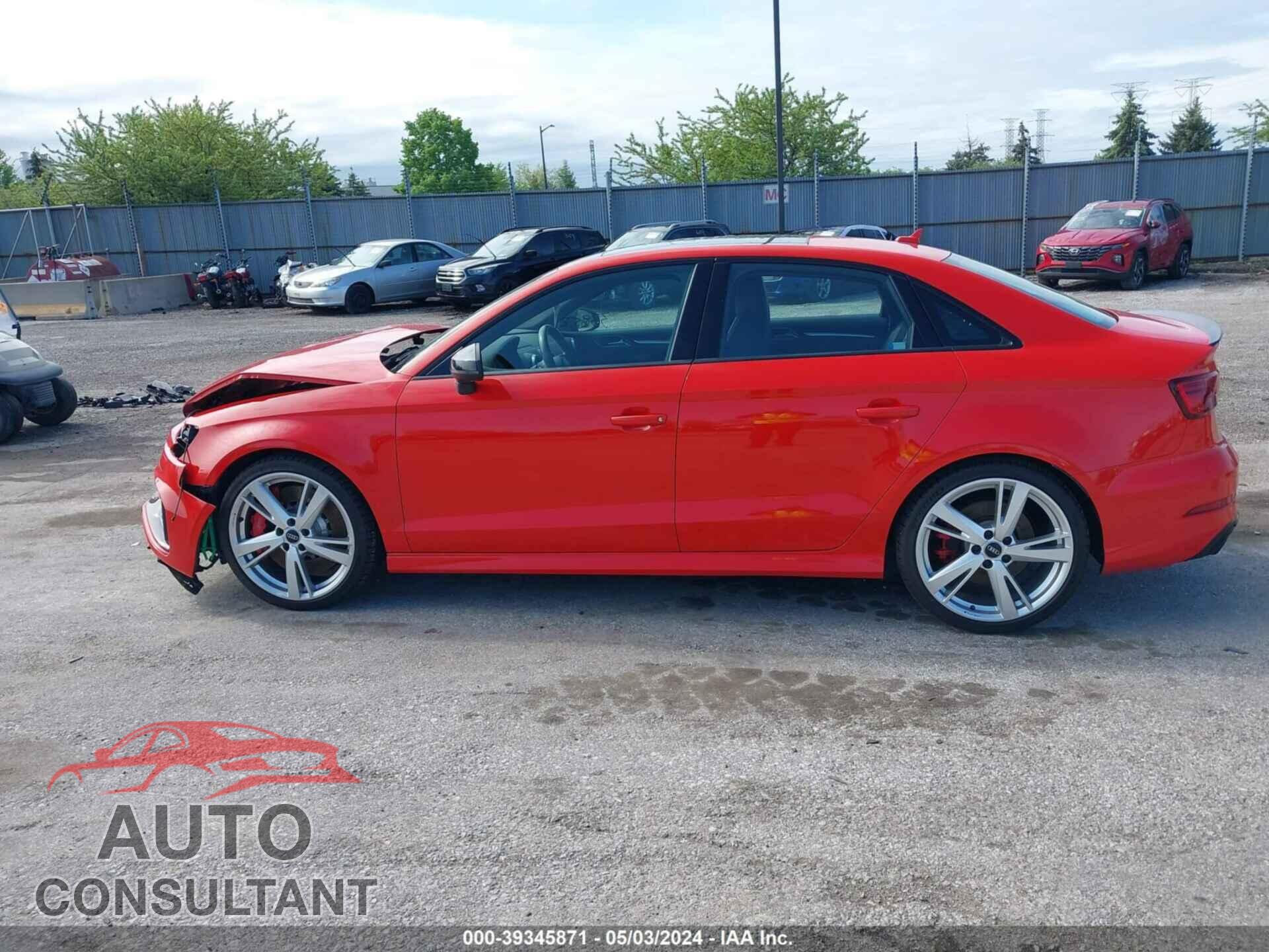 AUDI RS 3 2018 - WUABWGFF6J1904302