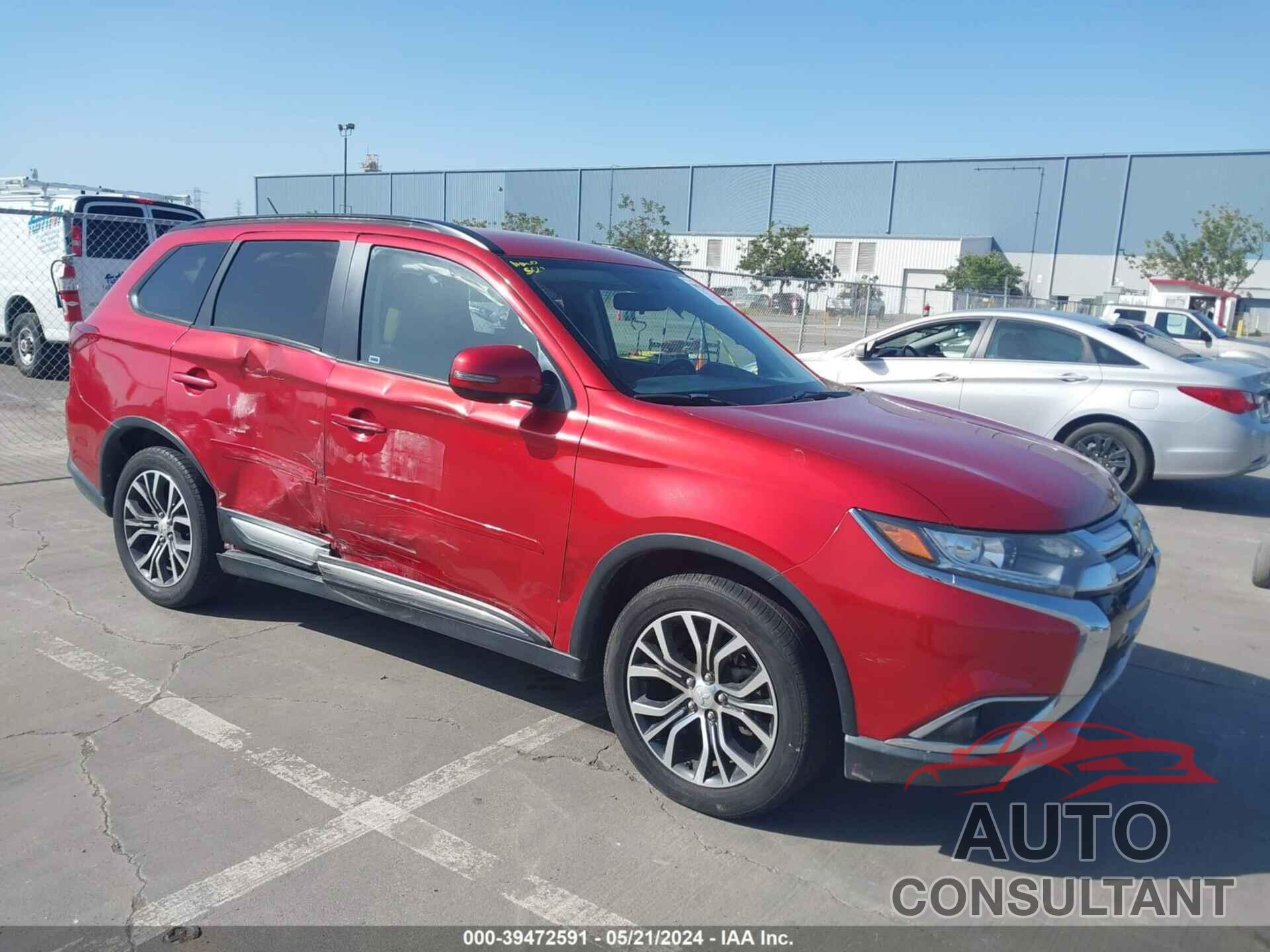 MITSUBISHI OUTLANDER 2016 - JA4AD3A33GZ022710
