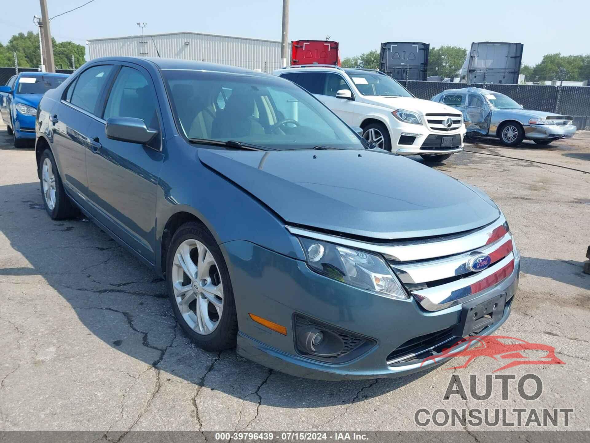 FORD FUSION 2012 - 3FAHP0HA1CR176514