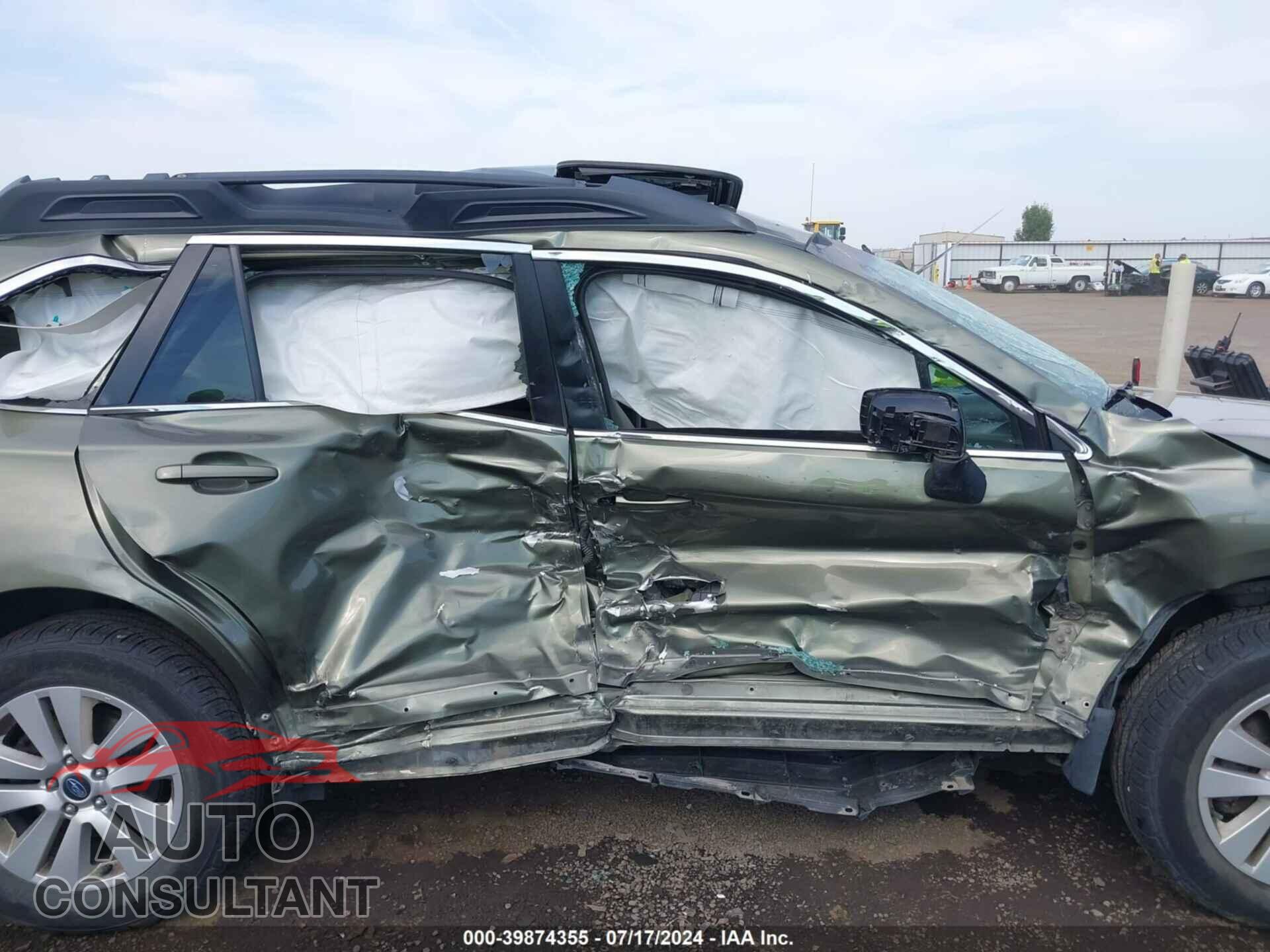 SUBARU OUTBACK 2016 - 4S4BSBDC4G3291397