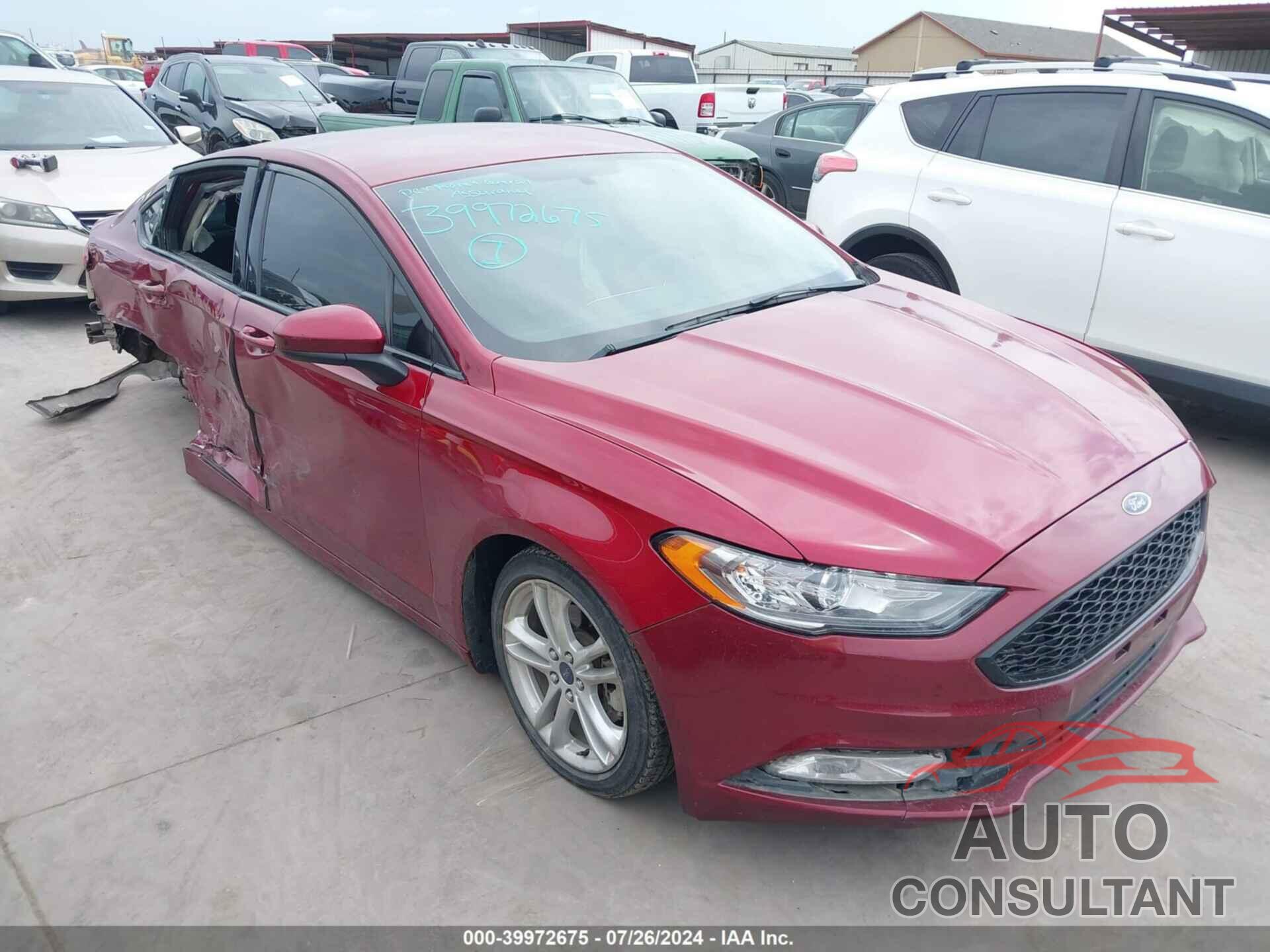 FORD FUSION 2018 - 3FA6P0H70JR149992