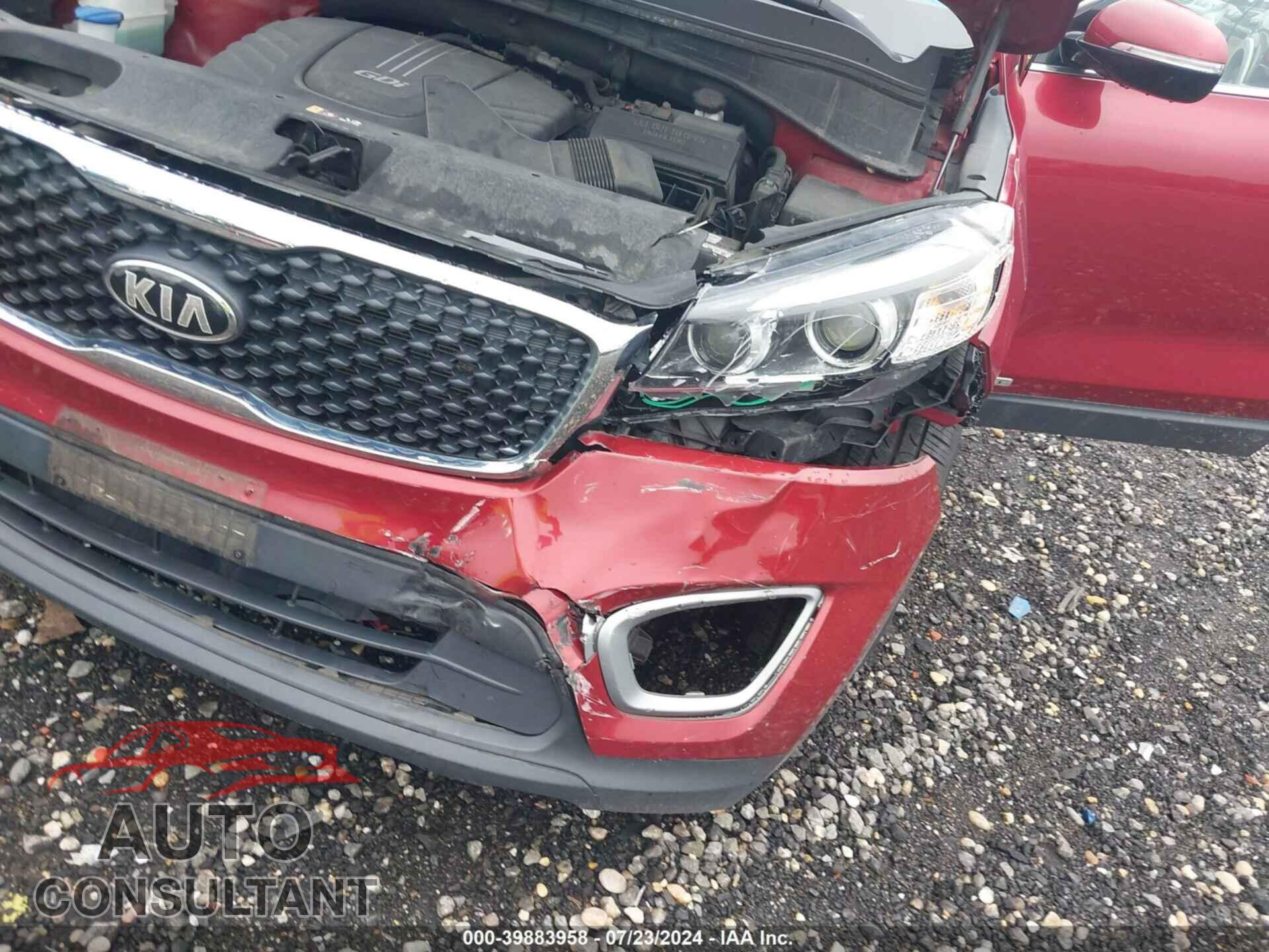 KIA SORENTO 2017 - 5XYPGDA53HG215325
